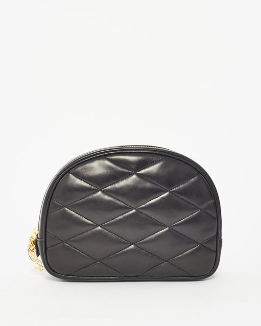 Saint Laurent Black Leather Lolita Pouch