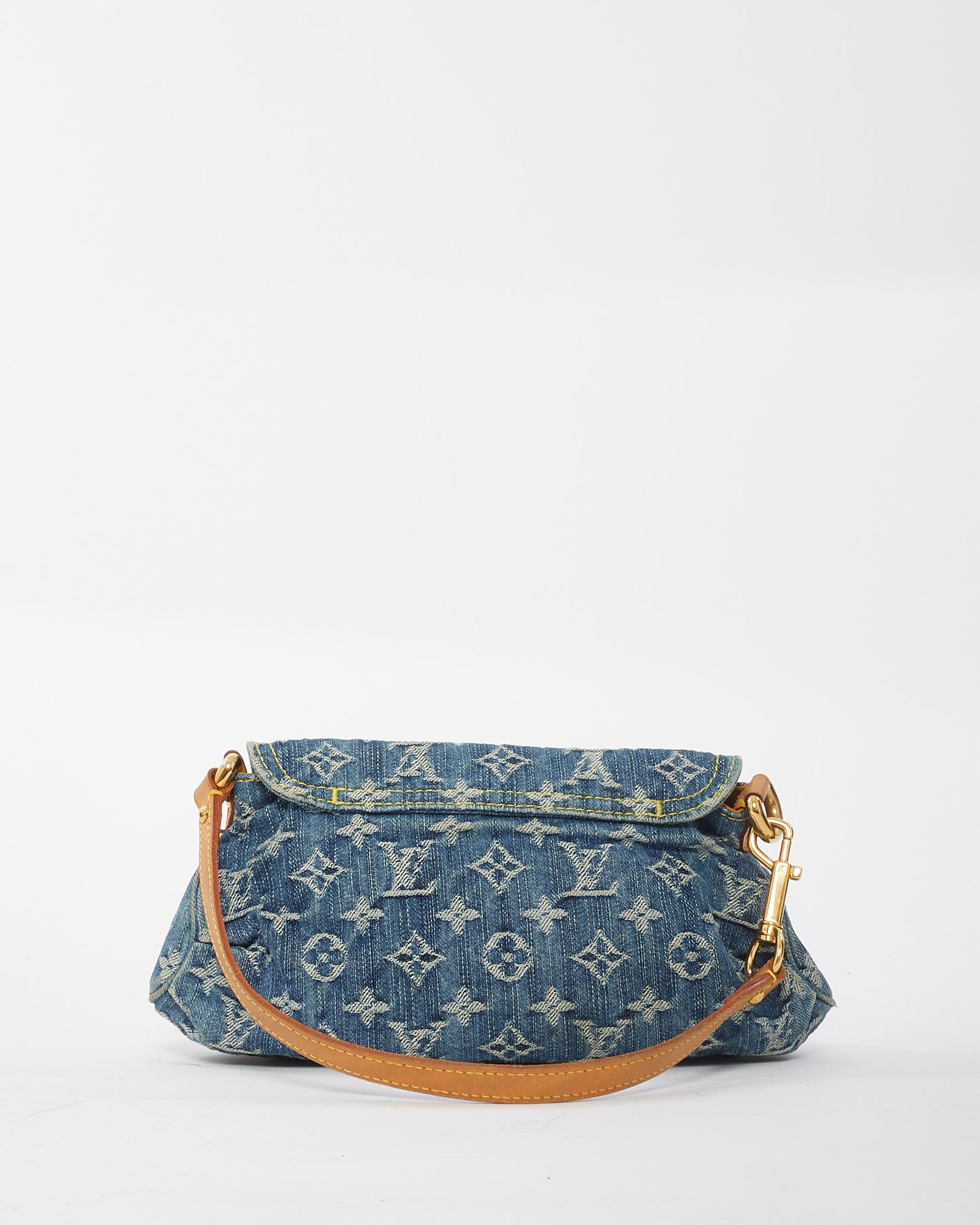 Louis Vuitton Denim Pleaty Shoulder Bag