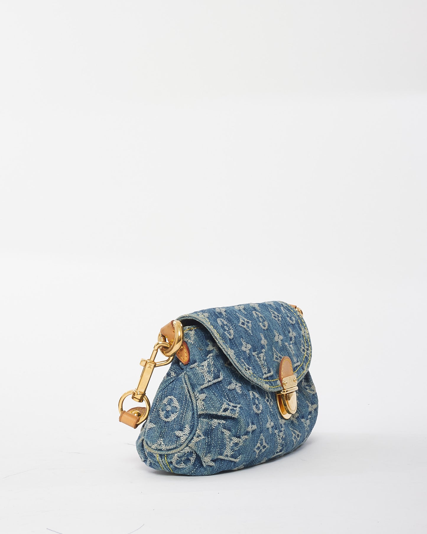 Louis Vuitton Denim Pleaty Shoulder Bag