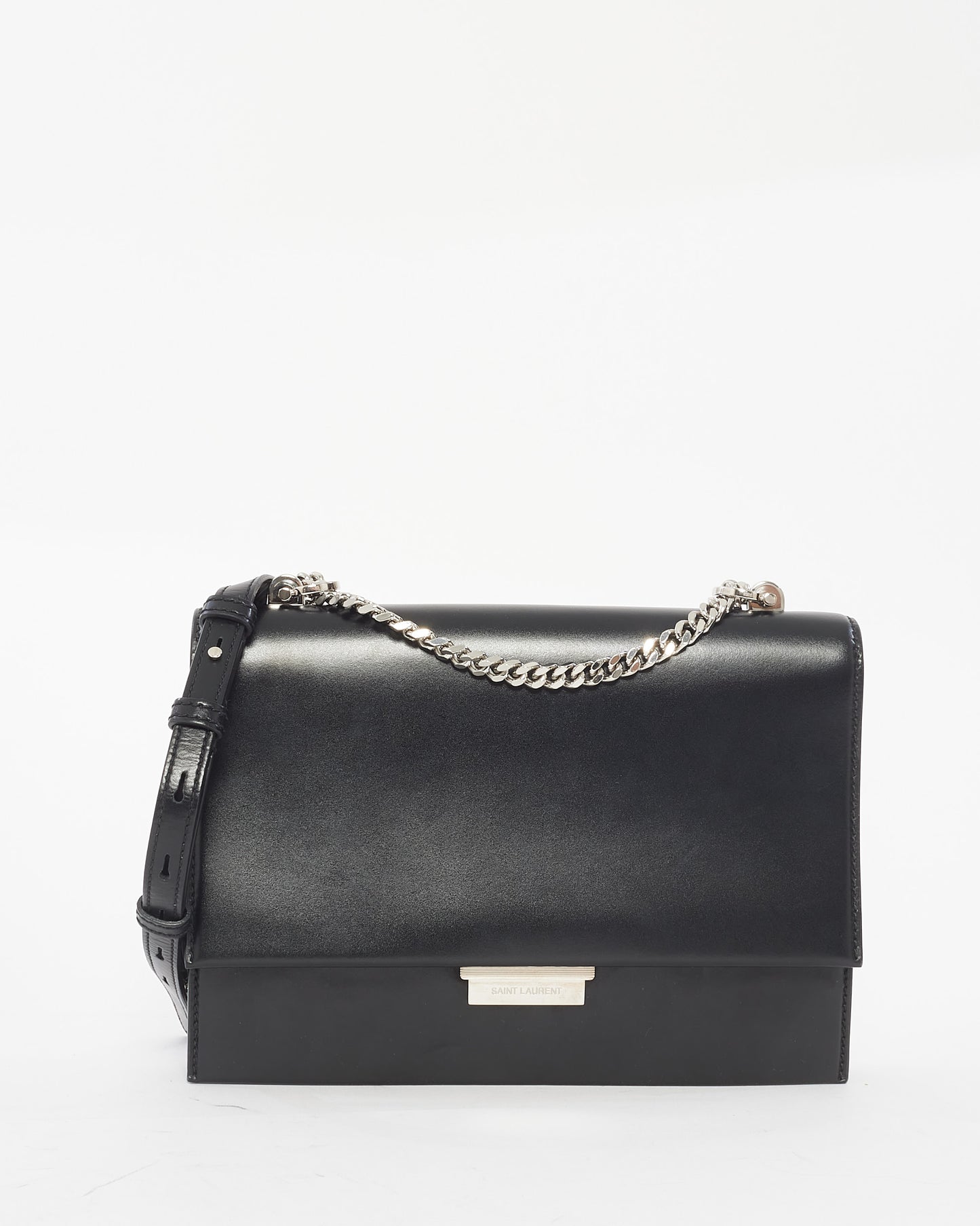 Saint Laurent Black Smooth Leather Medium Babylone Shoulder Bag