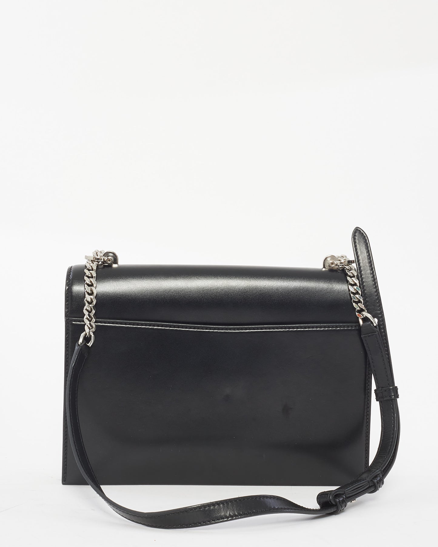 Saint Laurent Black Smooth Leather Medium Babylone Shoulder Bag