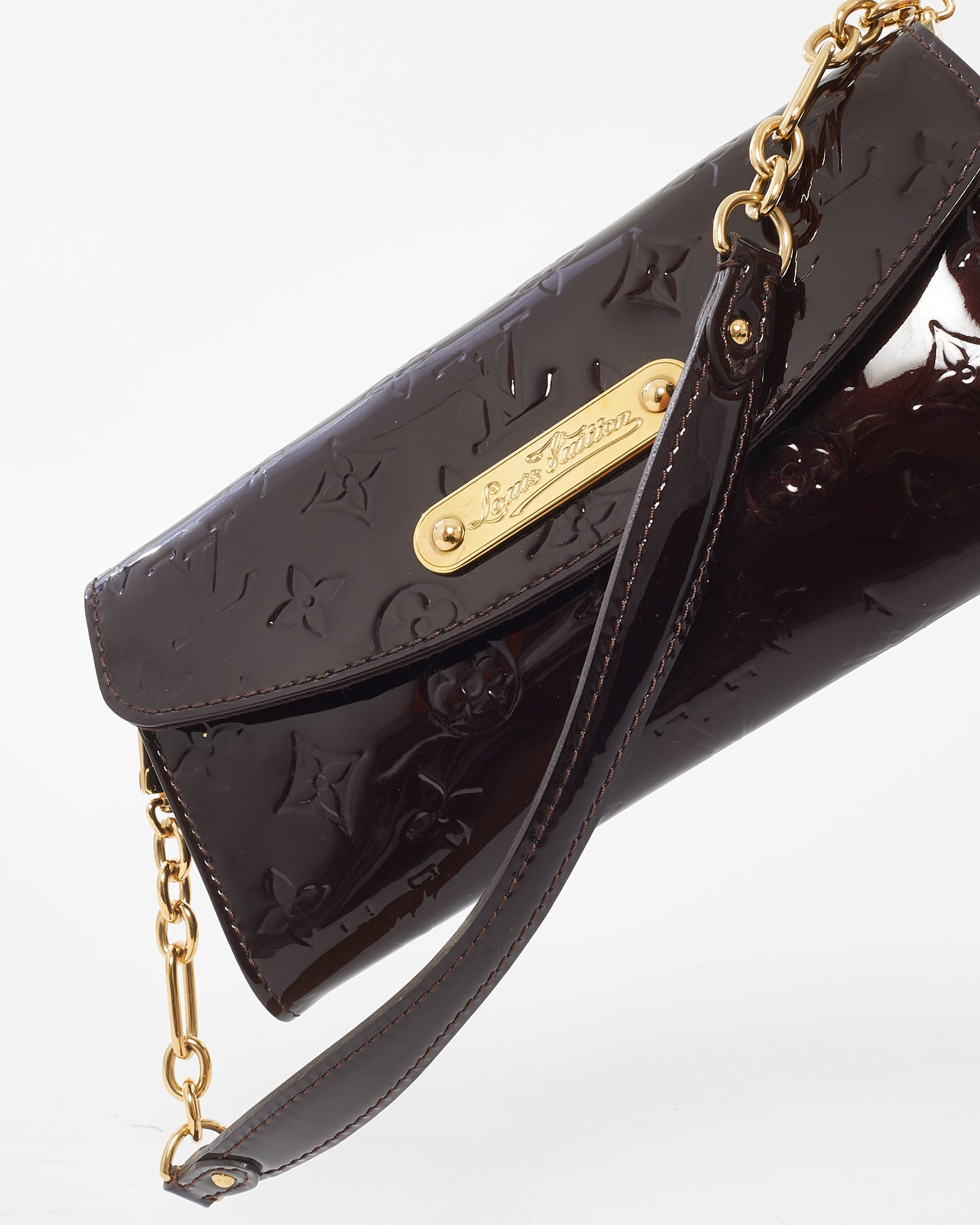 Louis Vuitton Amarant Patent Leather Shoulder Bag