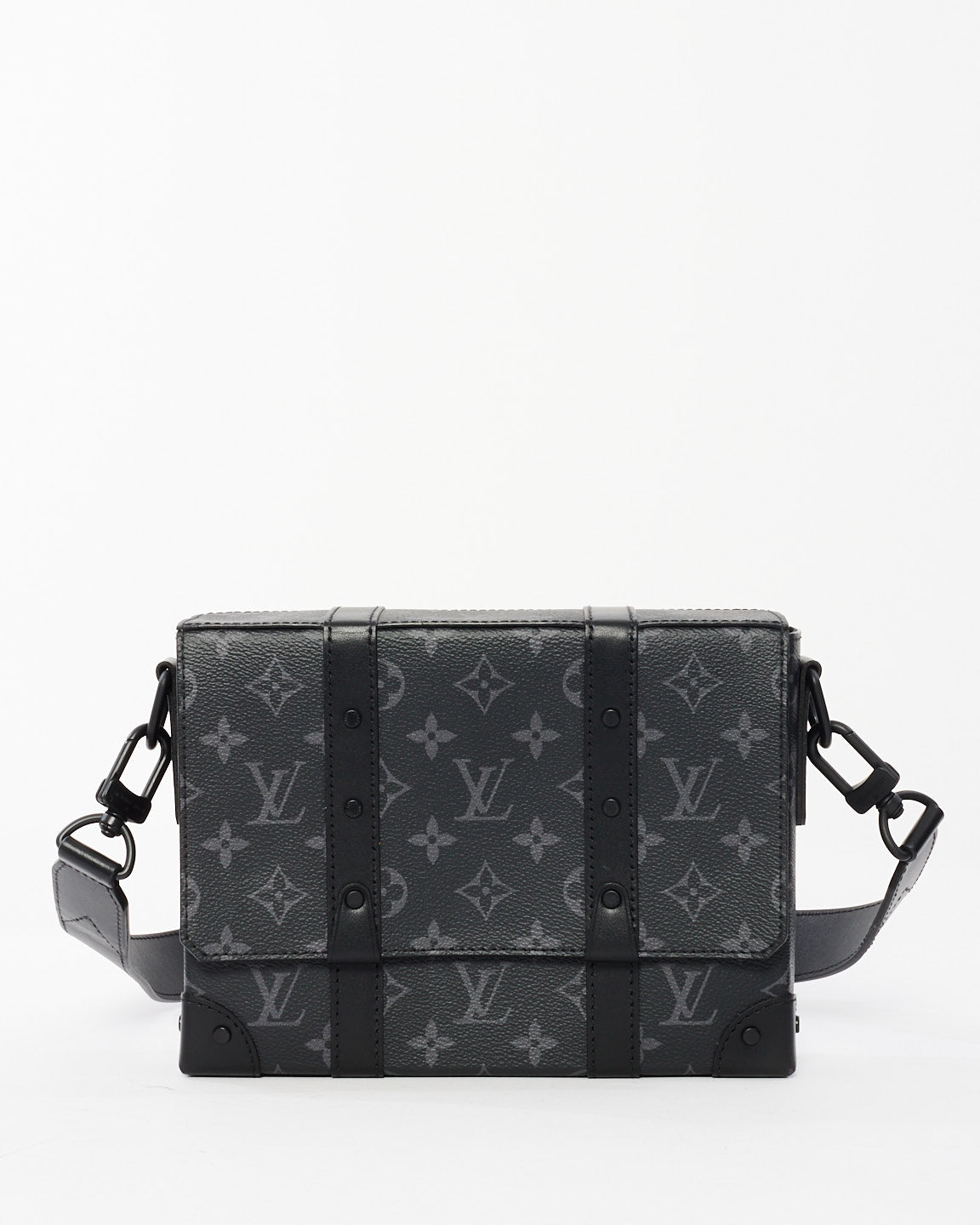 Louis Vuitton Eclipse Monogram Canvas Sac à bandoulière à rabat souple