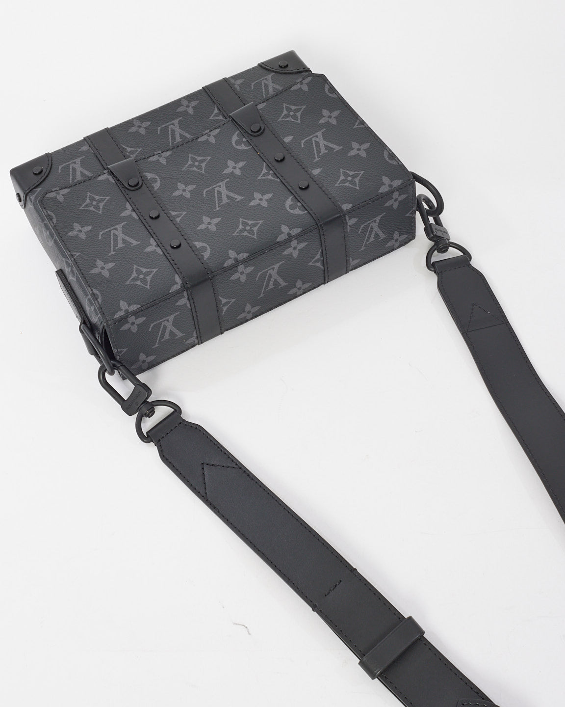 Louis Vuitton Eclipse Monogram Canvas Sac à bandoulière à rabat souple