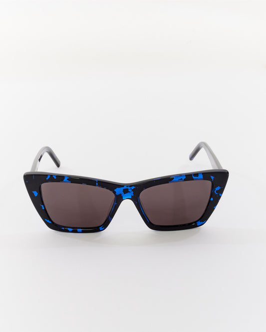 Saint Laurent Blue 
Black Havana SL 276 Mica Sunglasses