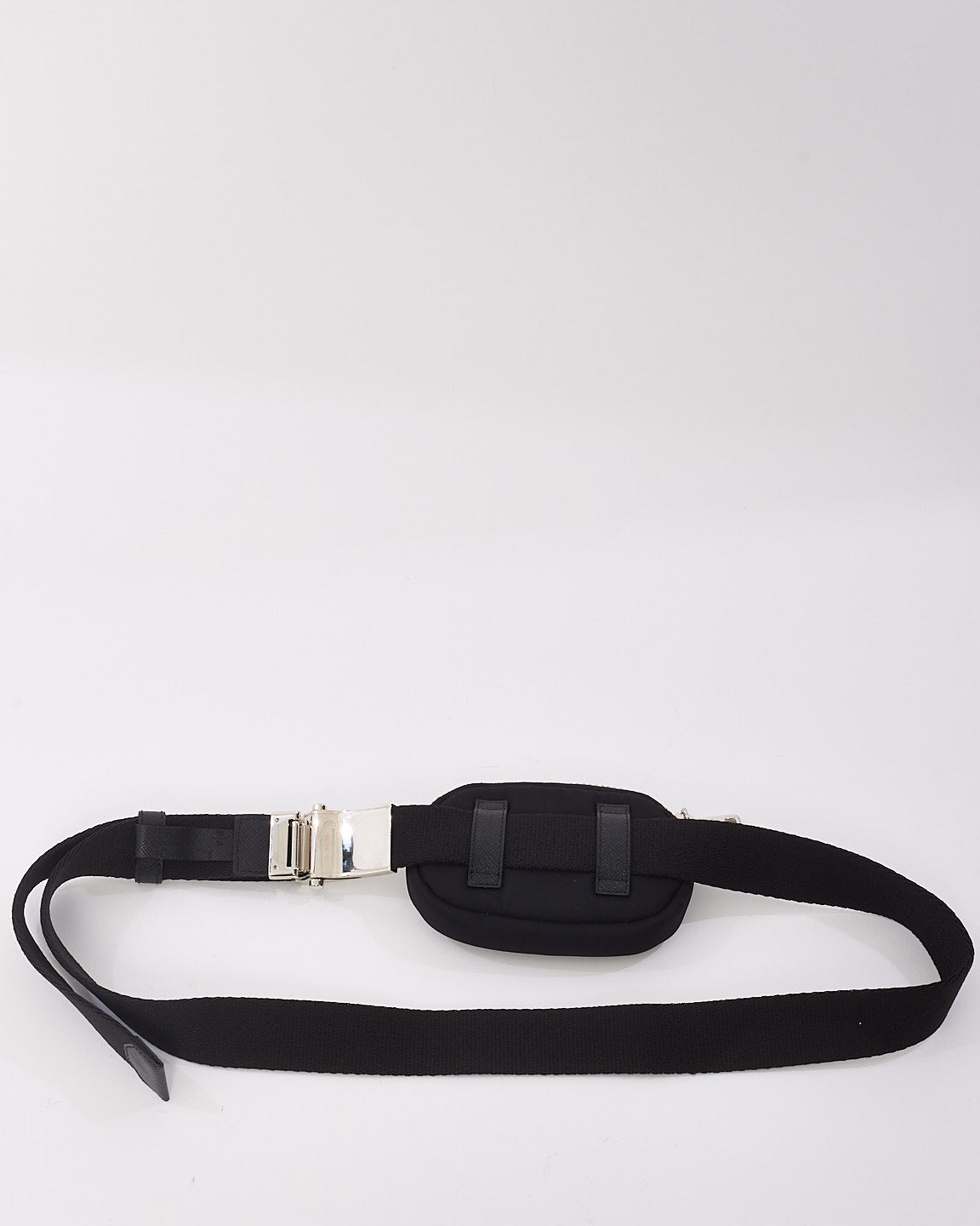 Prada Black Nylon Pouch Belt Bag