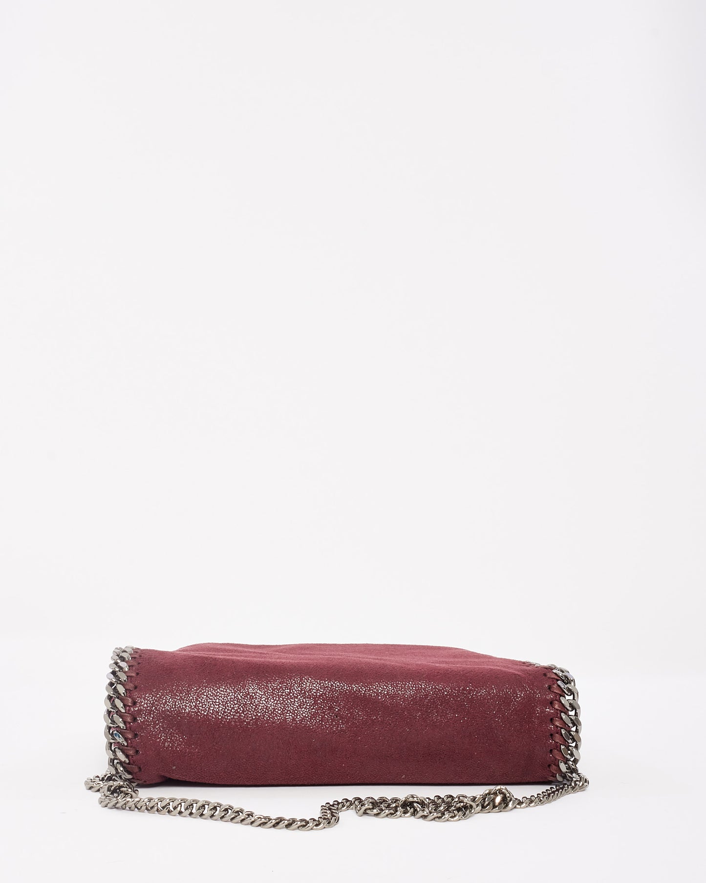 Stella McCartney Burgundy Mini Falabella Crossbody Bag