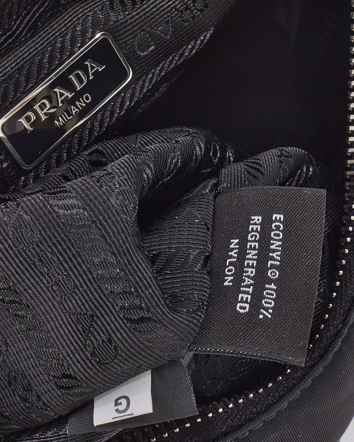 Prada Black Nylon Tessuto Re Edition 2005 Bag