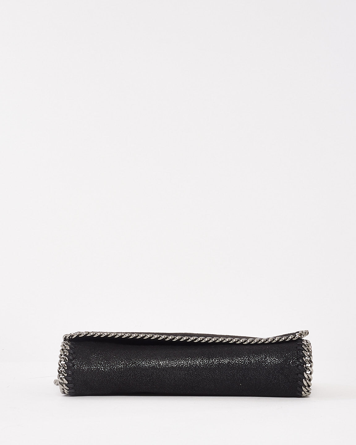 Stella McCartney Black Faux Suede Mini Falabella Shoulder Bag