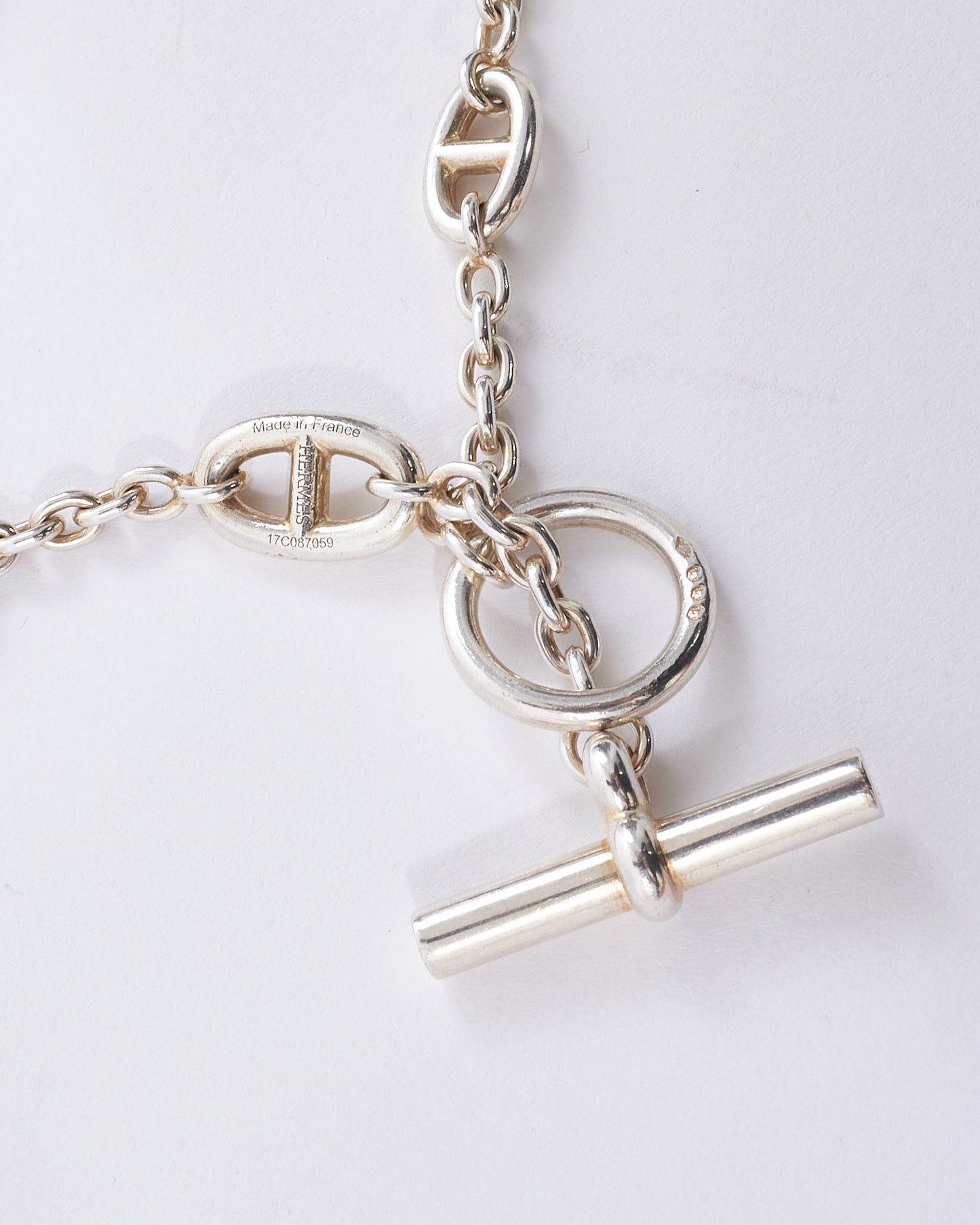 Hermès Sterling Silver Farandole Long Necklace