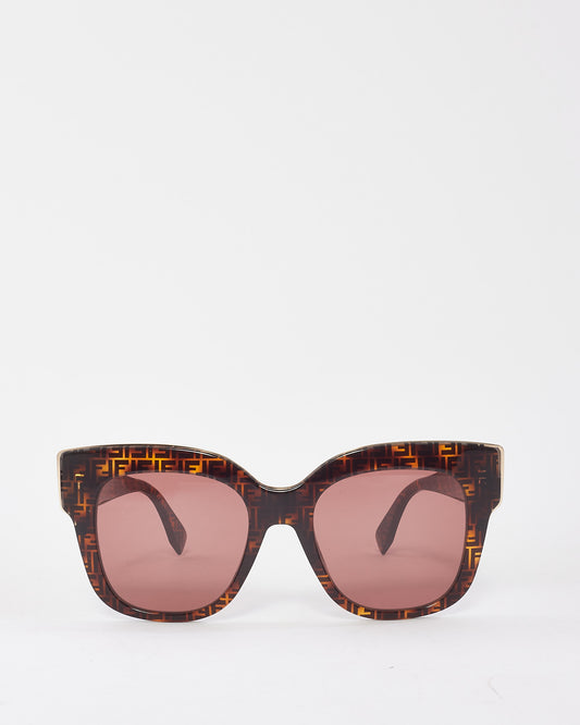 Fendi Brown Monogram FF 0359/G/S Square Sunglasses