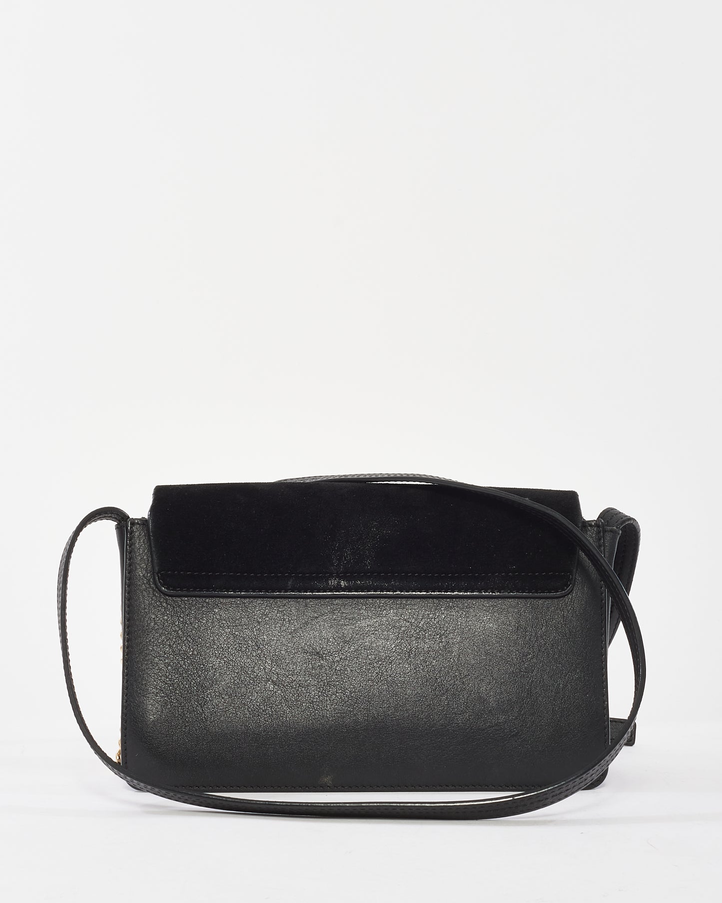 Chloé Black Suede 
Leather Faye Crossbody Bag