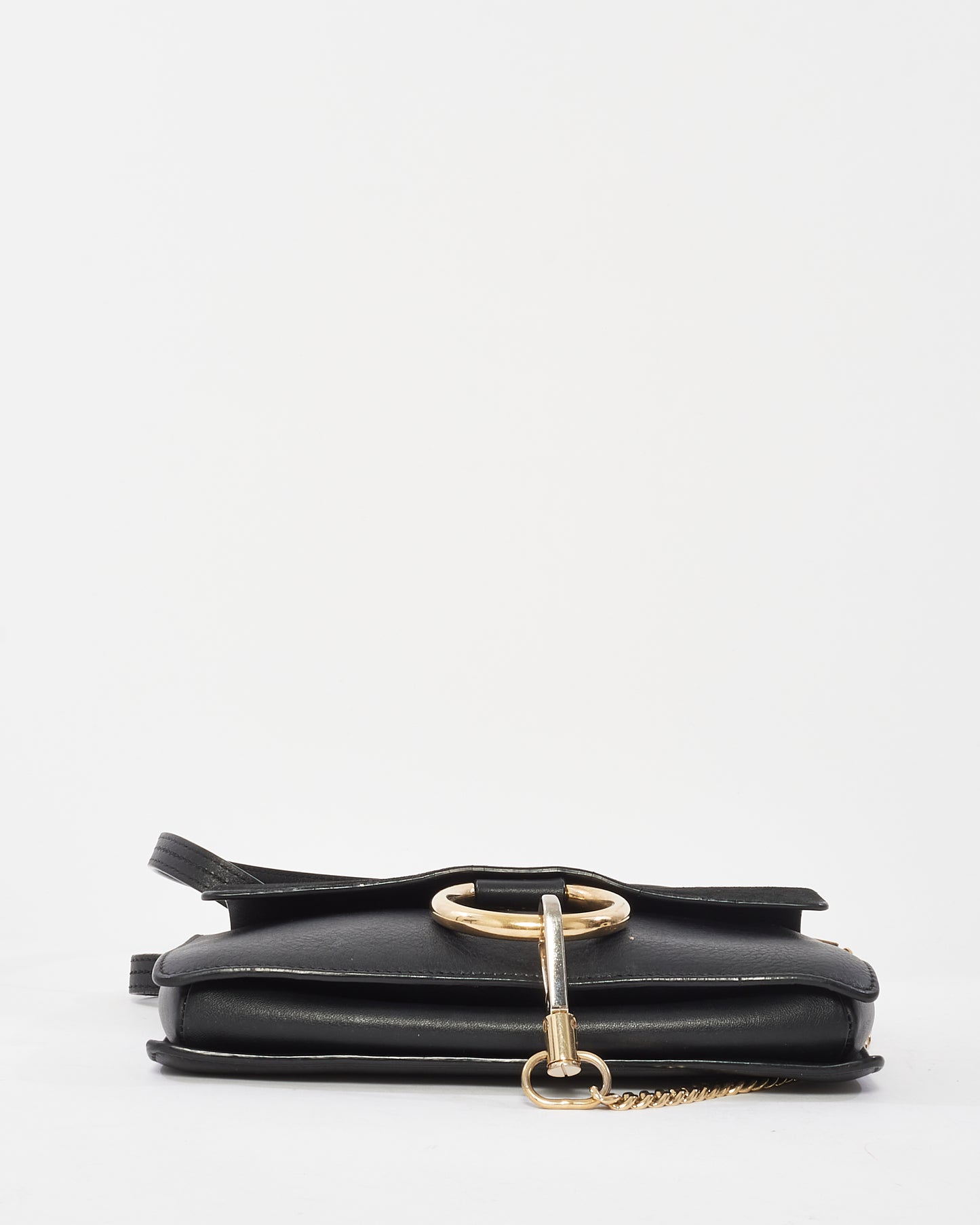 Chloé Black Suede 
Leather Faye Crossbody Bag