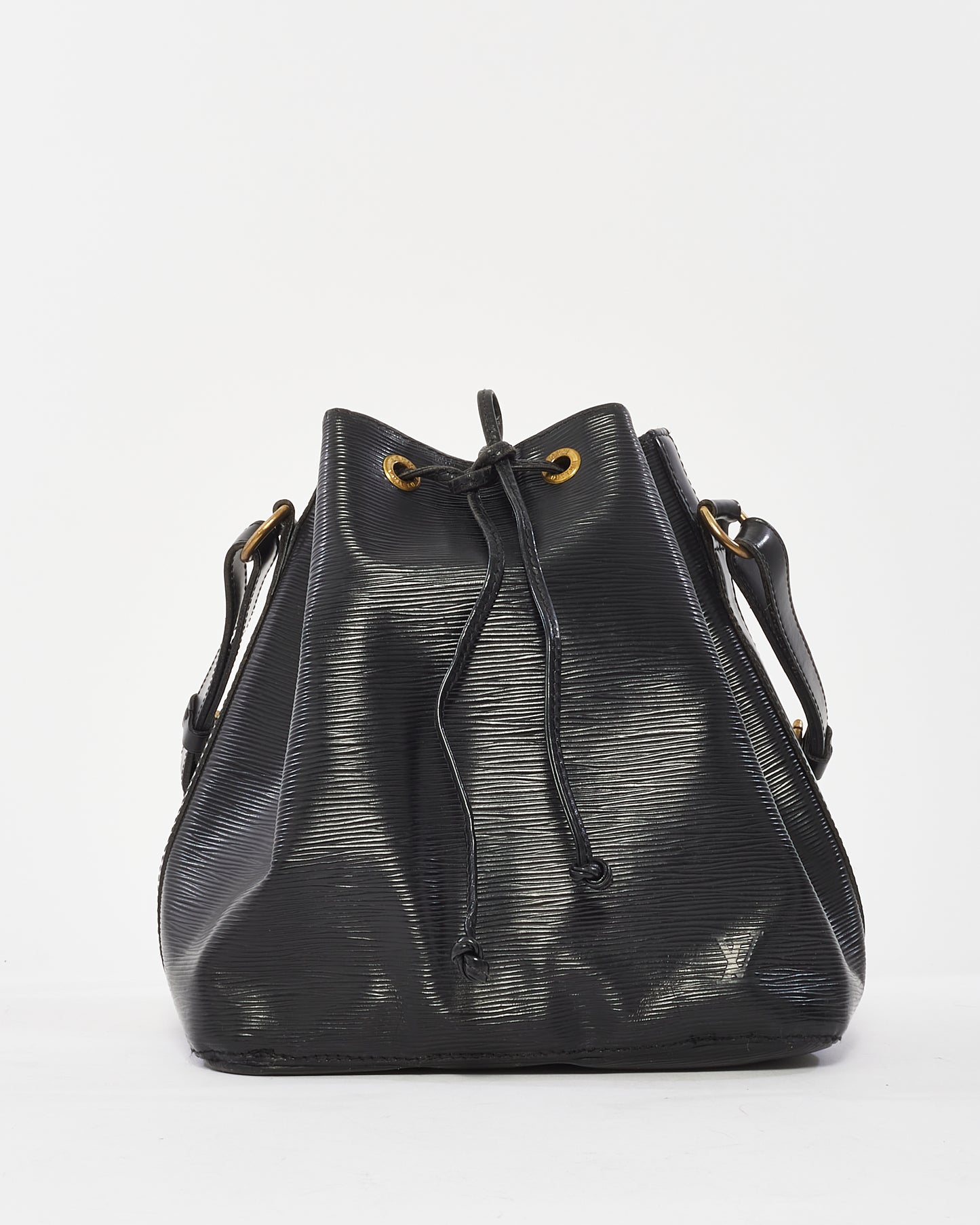 Louis Vuitton Black Epi Leather Noe Bucket Bag W Pochette