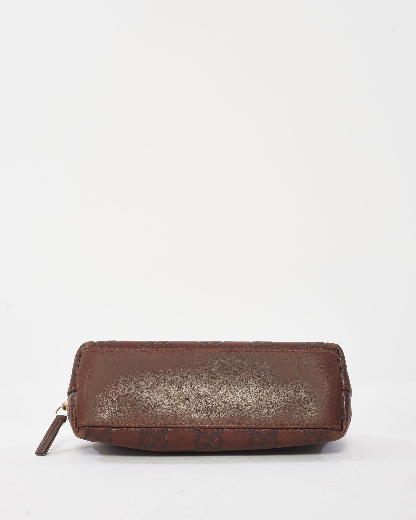 Gucci Brown Guccissima Leather Pencil Case Pouch