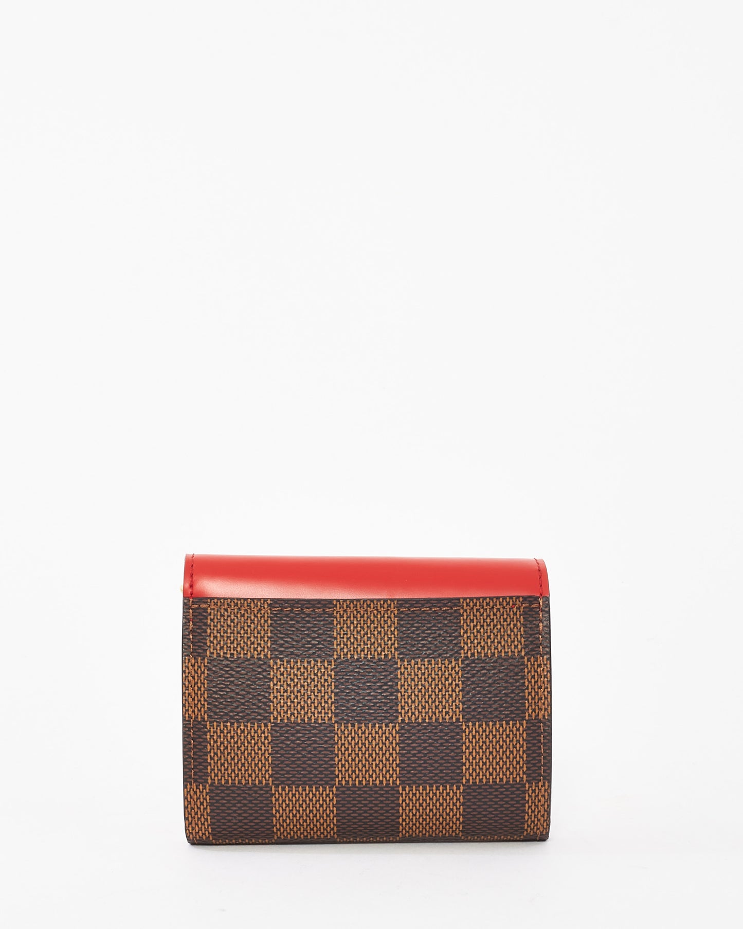 Louis Vuitton Monogram Canvas 
Red Zoe Wallet