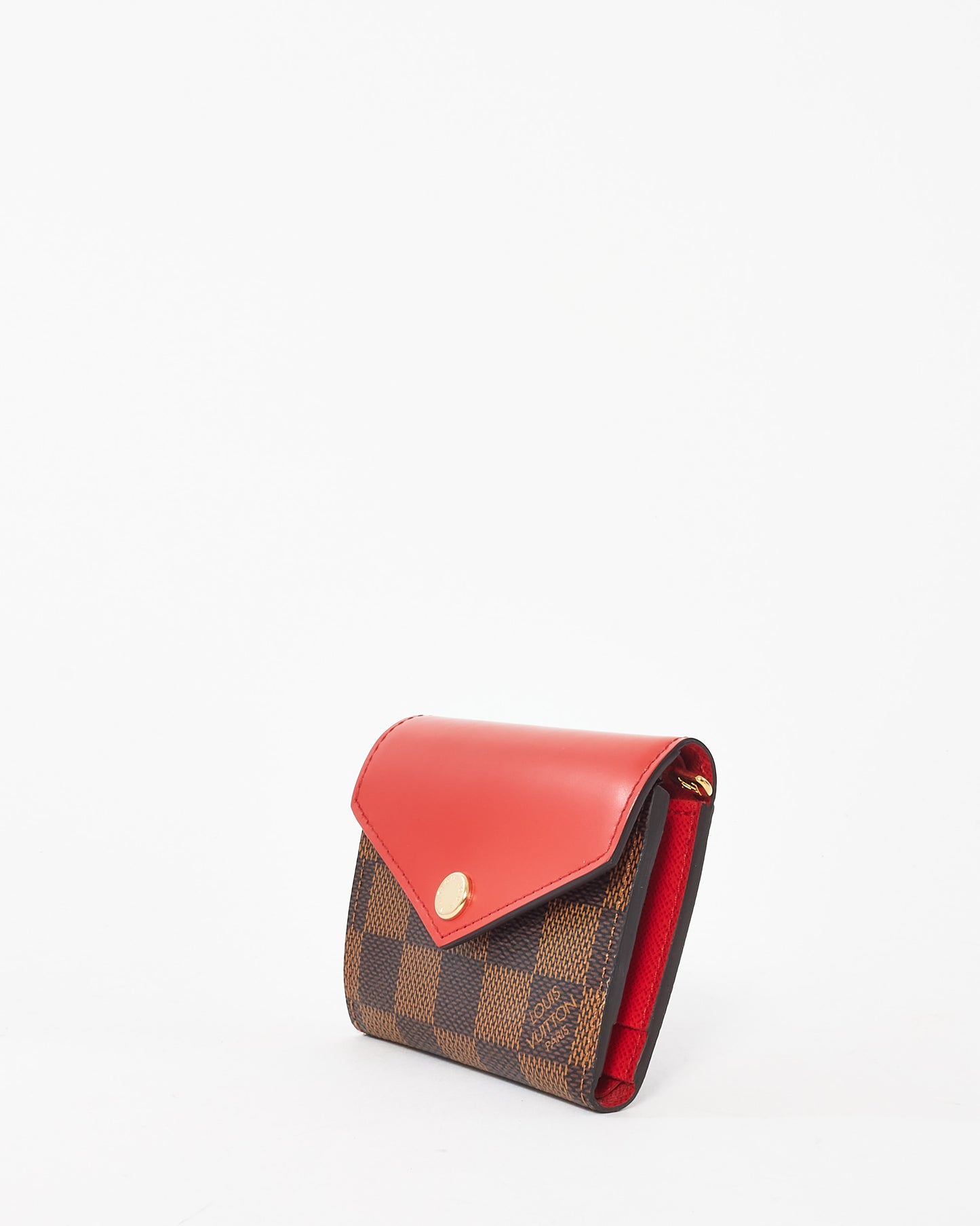 Louis Vuitton Monogram Canvas 
Red Zoe Wallet