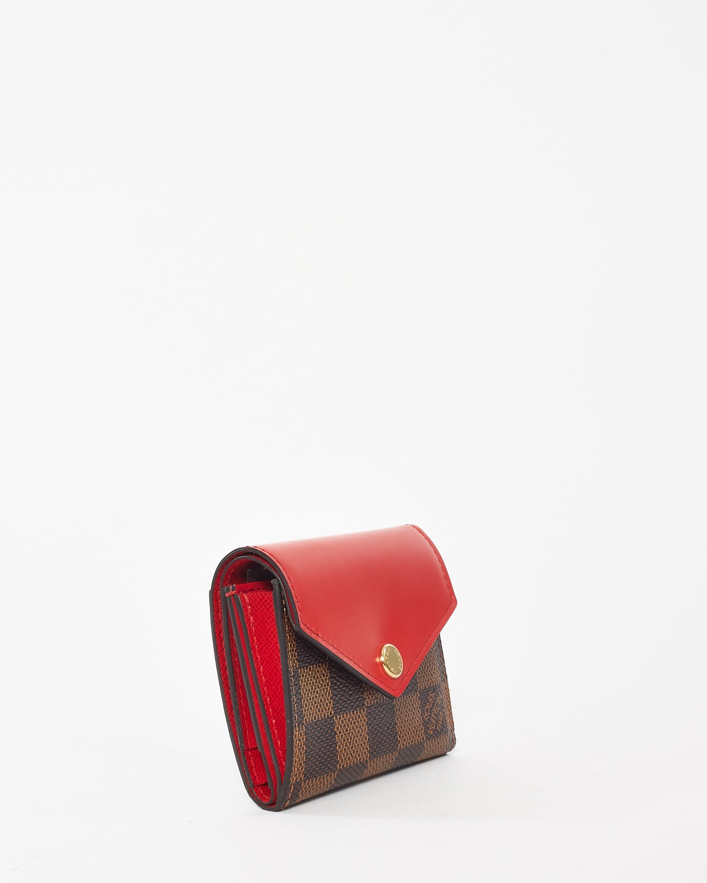 Louis Vuitton Monogram Canvas 
Red Zoe Wallet