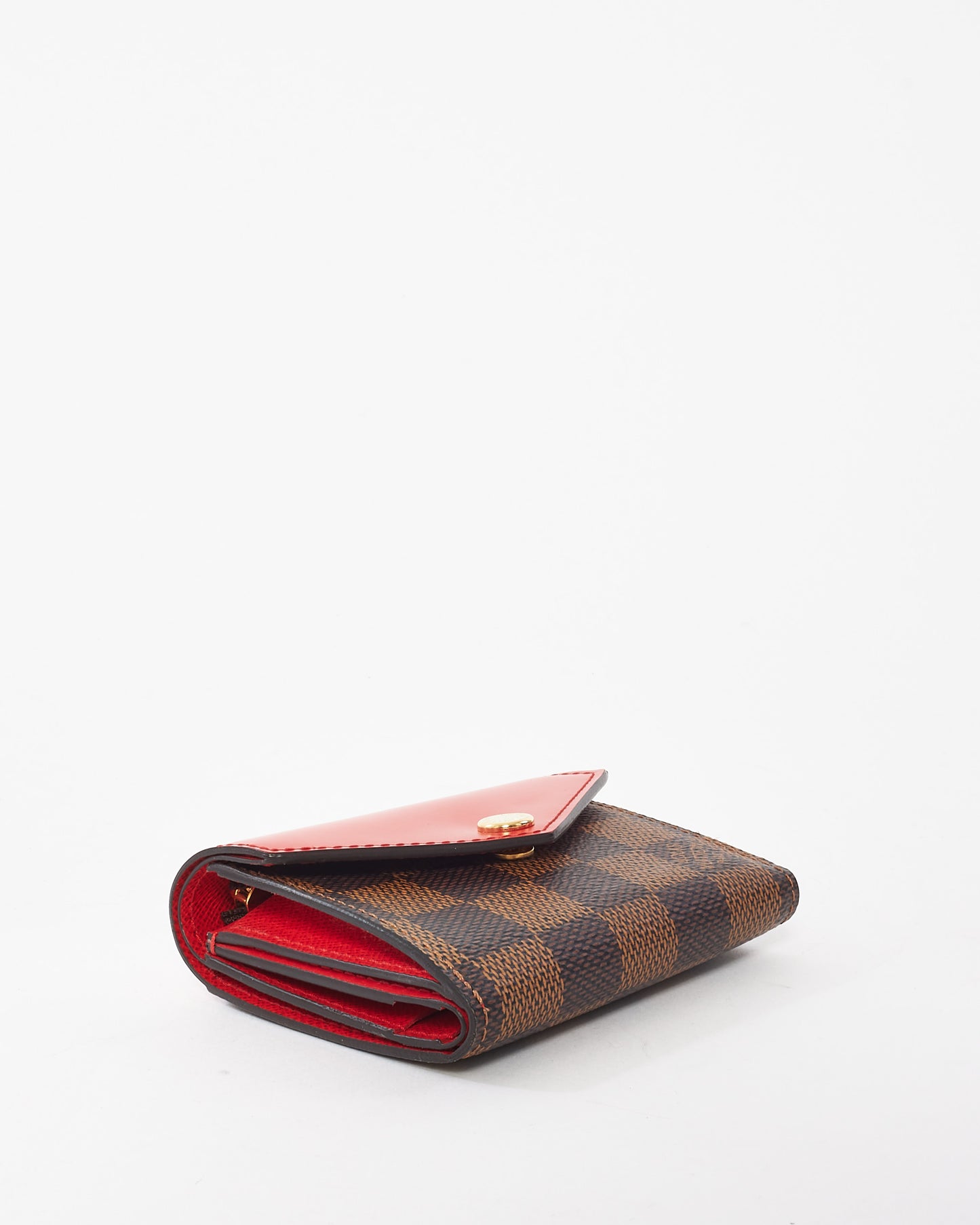 Louis Vuitton Monogram Canvas 
Red Zoe Wallet