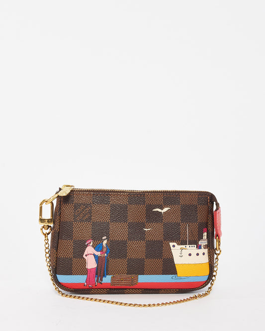 Louis Vuitton Damier Ebene "Illustre Transatlantique" Mini Pochette D
Accessoires