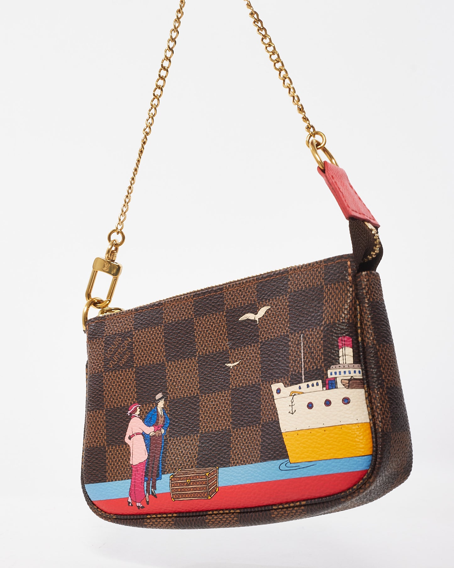 Louis Vuitton Damier Ebene "Illustre Transatlantique" Mini Pochette D
Accessoires