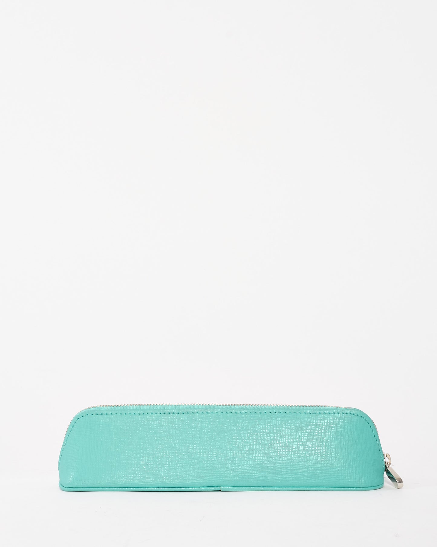 Tiffany 
Co. Classic Tiffany Blue Leather Small Pencil Case