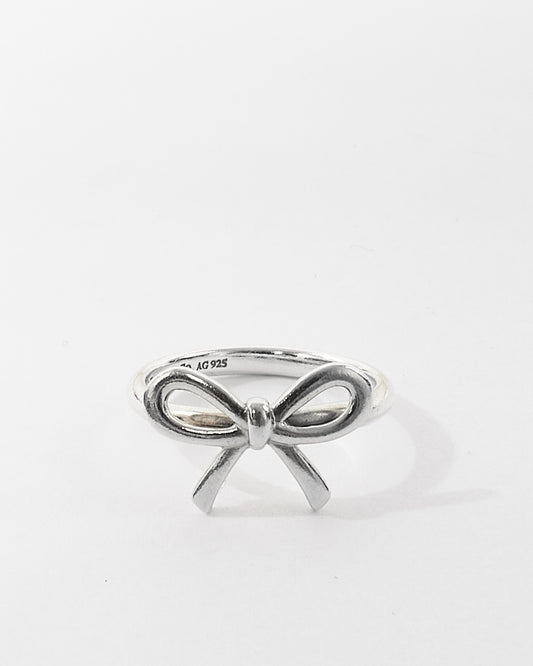 Tiffany 
Co. Sterling Silver Bow Ring