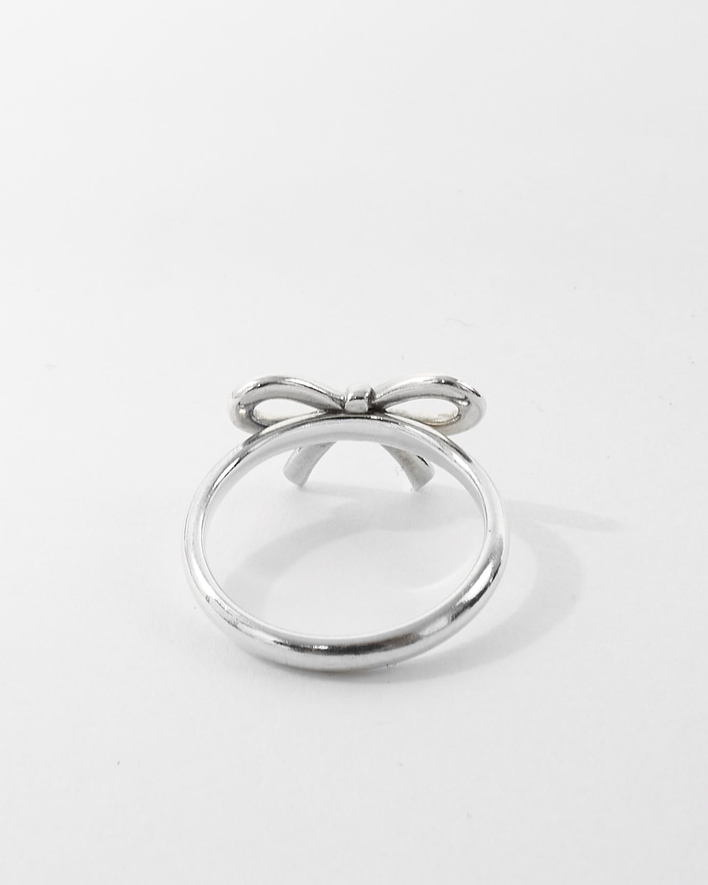 Tiffany 
Co. Sterling Silver Bow Ring