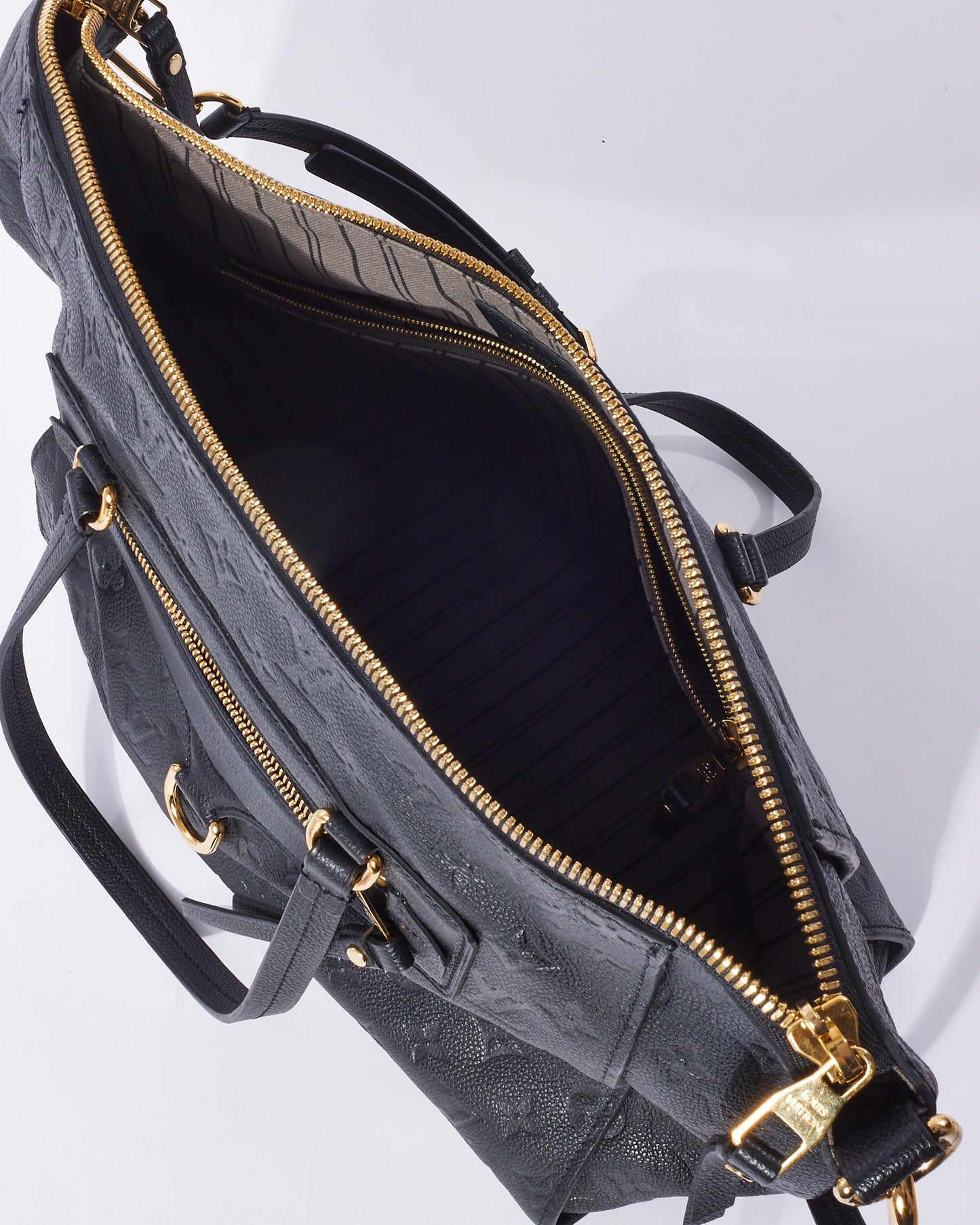 Louis Vuitton Black Empreinte Leather Lumineuse GM Tote