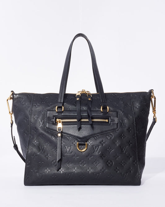 Louis Vuitton Black Empreinte Leather Lumineuse GM Tote