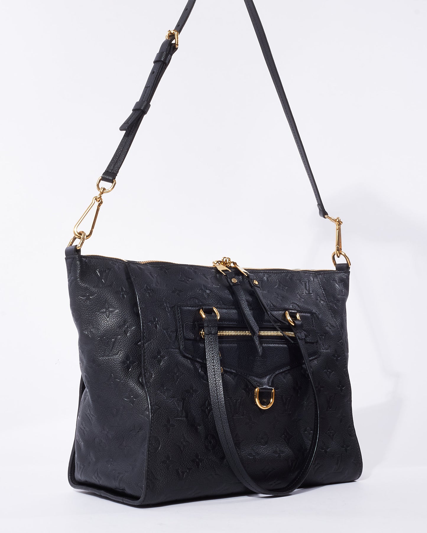 Louis Vuitton Black Empreinte Leather Lumineuse GM Tote