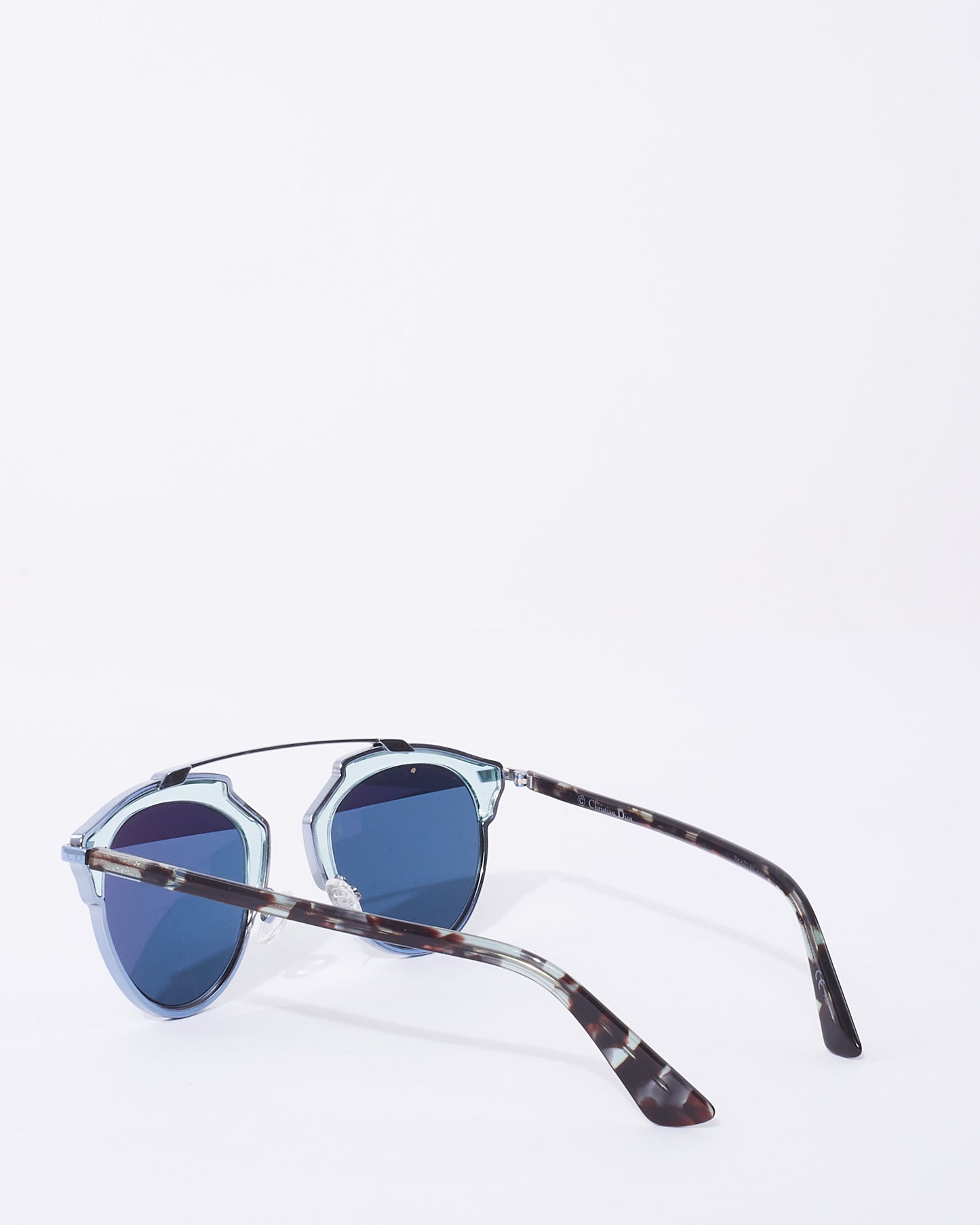 Dior Blue Silver 
Tortoise Limited Edition SoReal Sunglasses