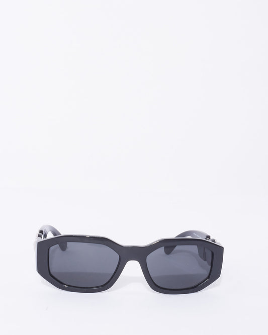 Versace Black 
Silver Medusa Detail 4361 Sunglasses