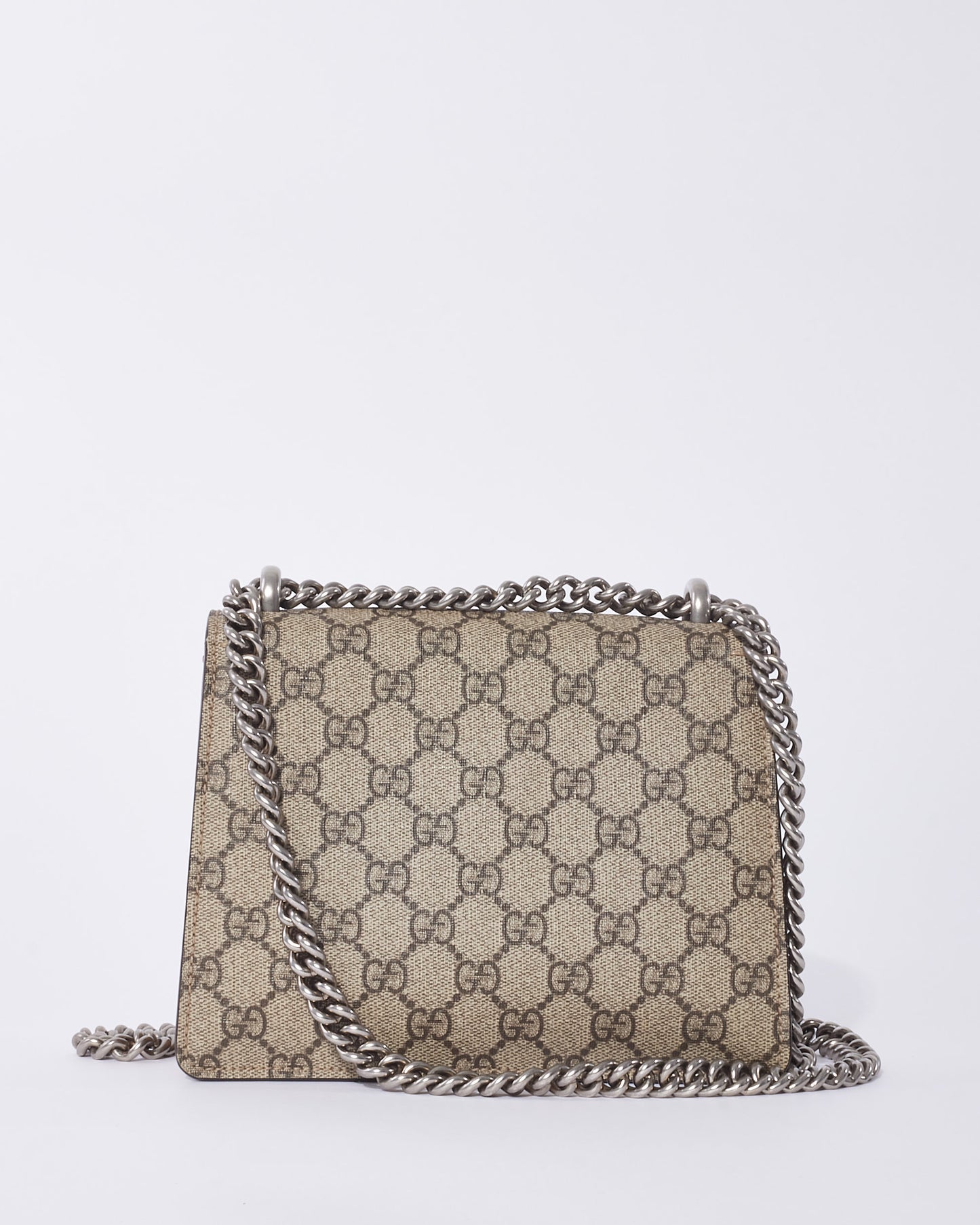 Gucci Taupe GG Supreme Monogram Canvas Mini Dionysus Bag