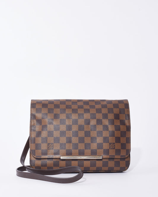 Louis Vuitton Damier Ebene Coated Canvas Hoxton GM Bag