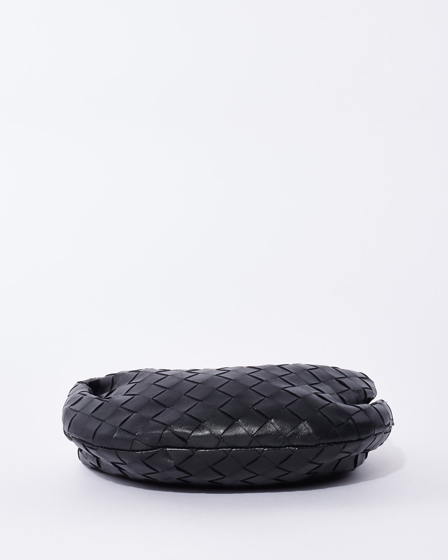 Bottega Veneta Black Intrecciato Leather Mini Jodie