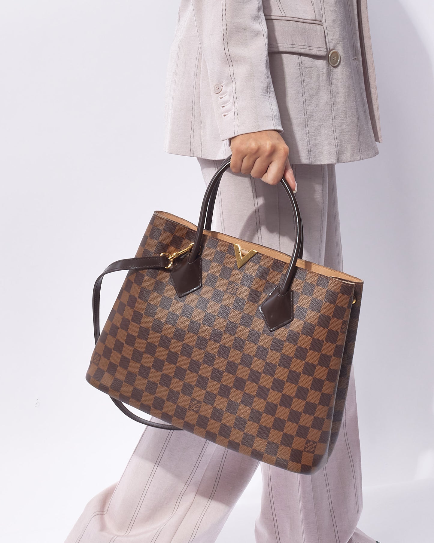 Louis Vuitton Damier Ebene Kensington Tote Bag