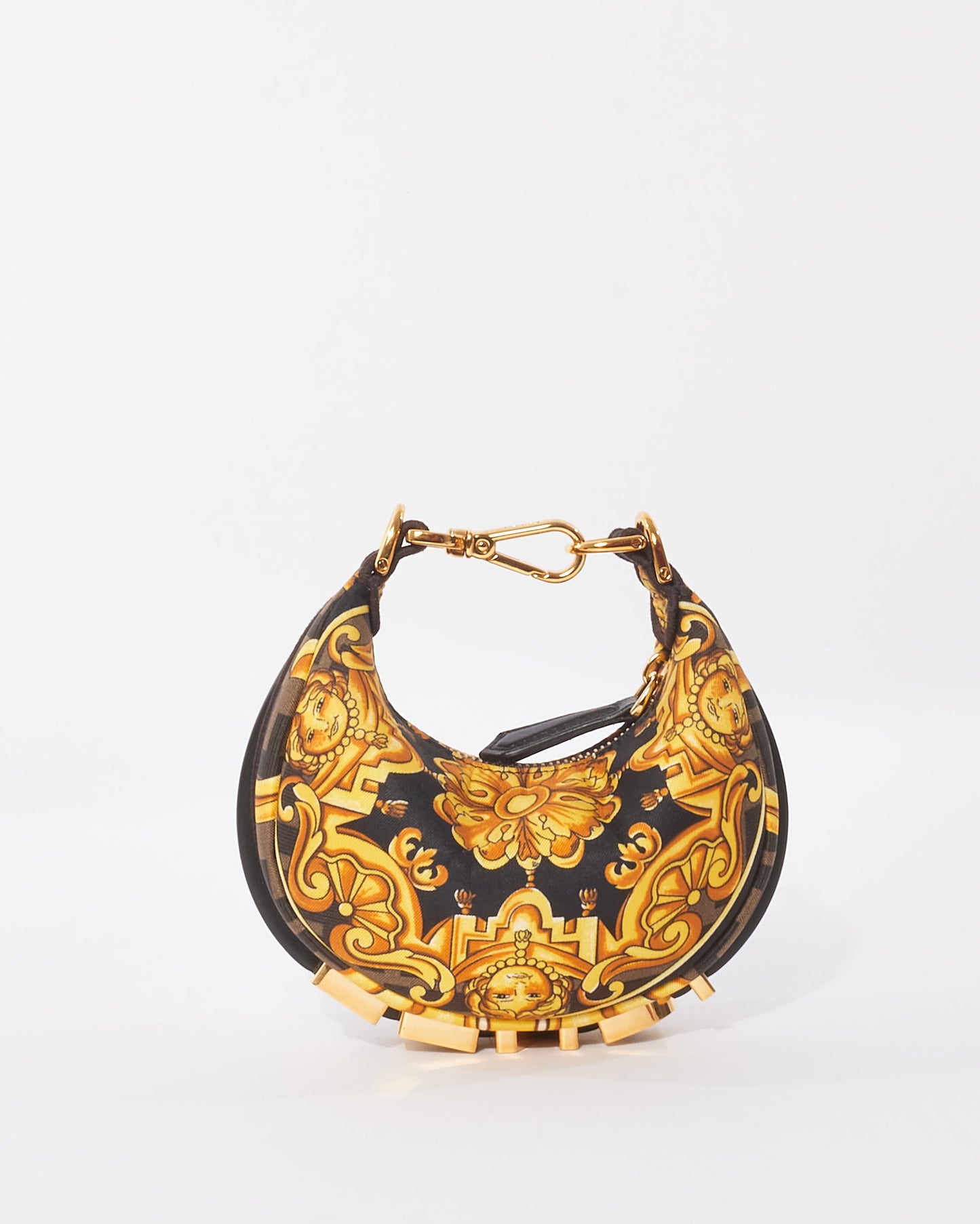 Fendi x Versace Fendace Silk Baroque Nano Fendigraphy Bag