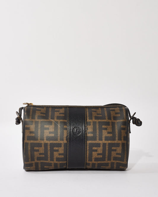 Fendi Vintage Zucca Coated Canvas Crossbody Bag