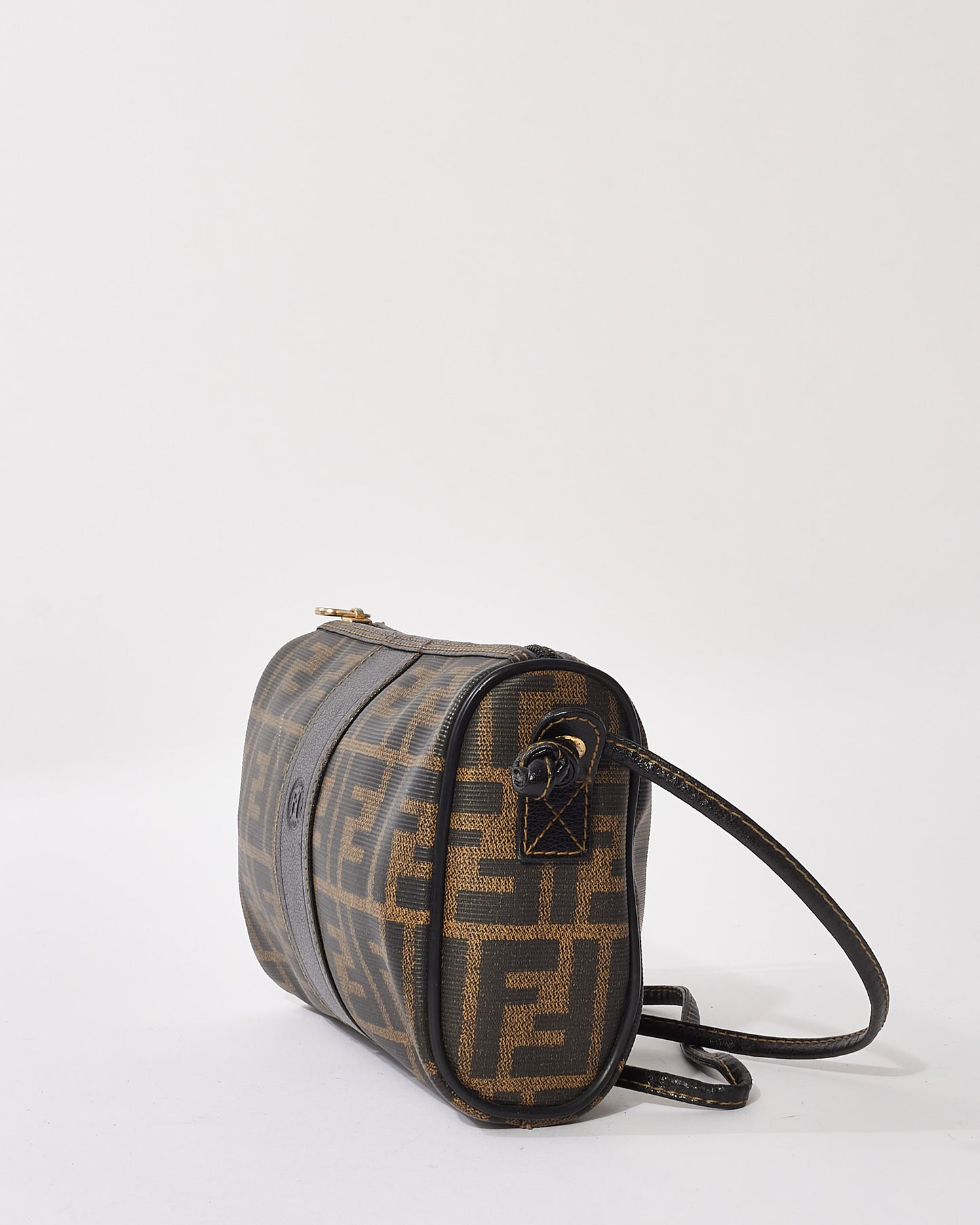 Fendi Vintage Zucca Coated Canvas Crossbody Bag