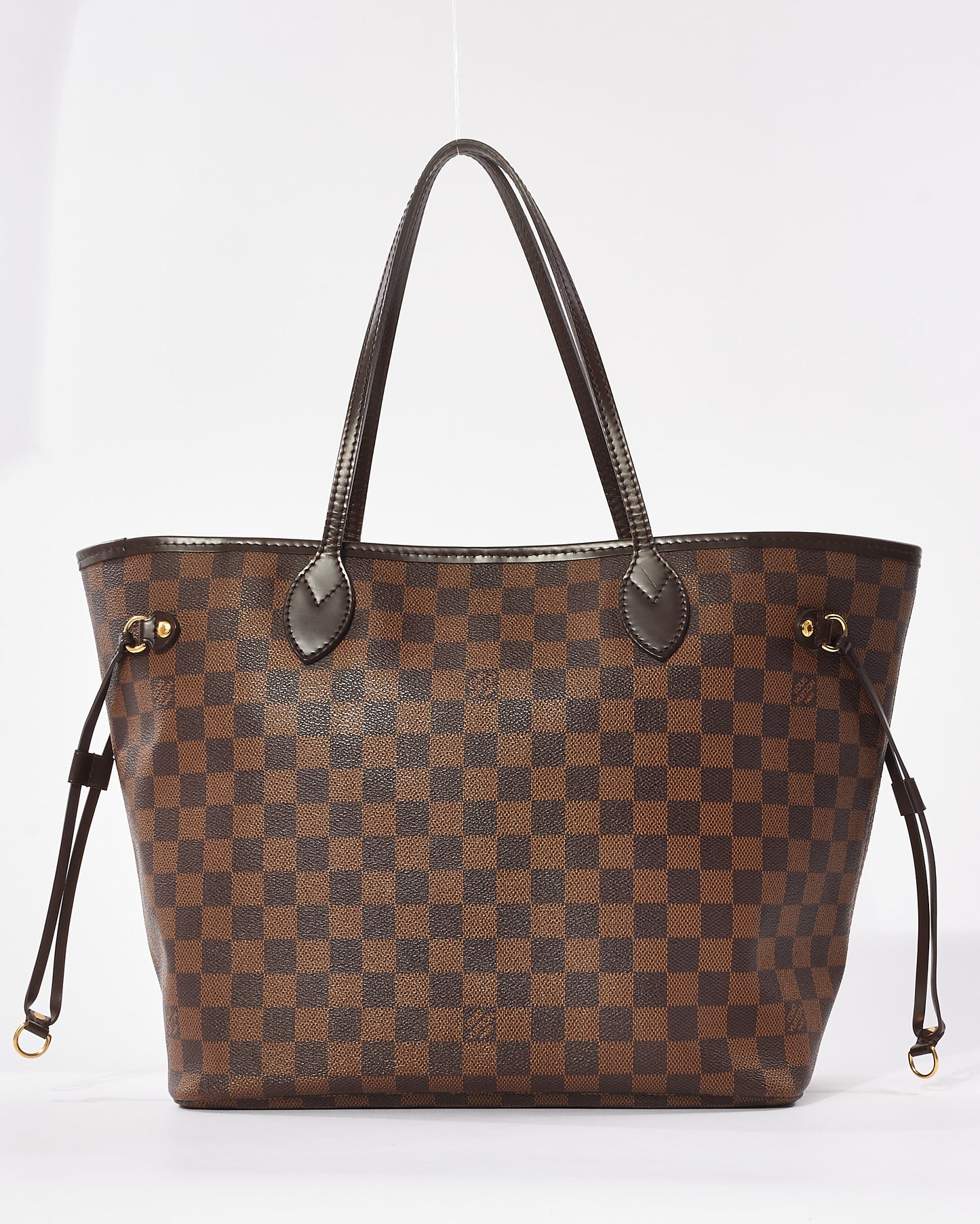 Louis Vuitton Damier Ebene Canvas MM Neverfull Tote Bag NO POUCH