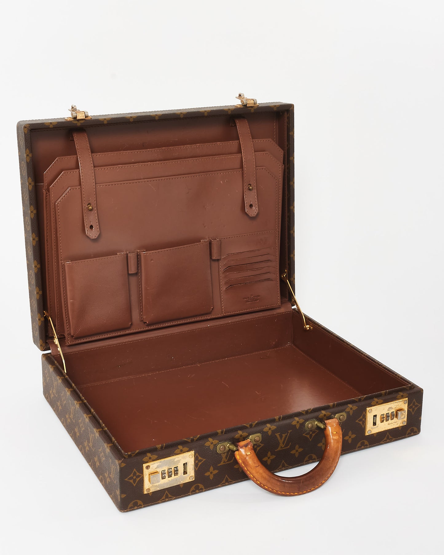 Louis Vuitton Vintage Monogram Coated Canvas Trunk Briefcase