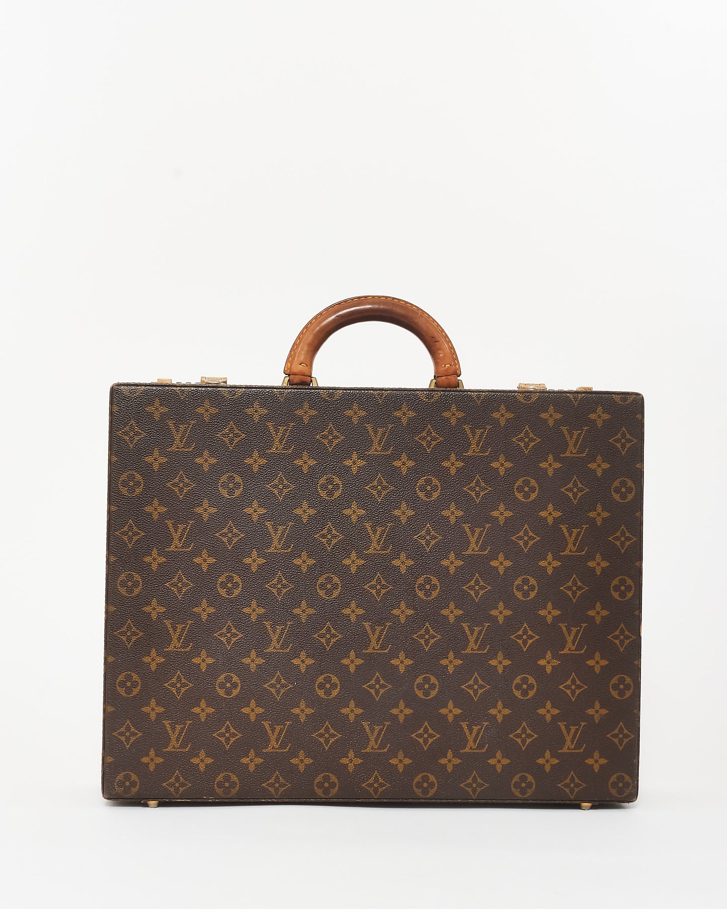 Louis Vuitton Vintage Monogram Coated Canvas Trunk Briefcase