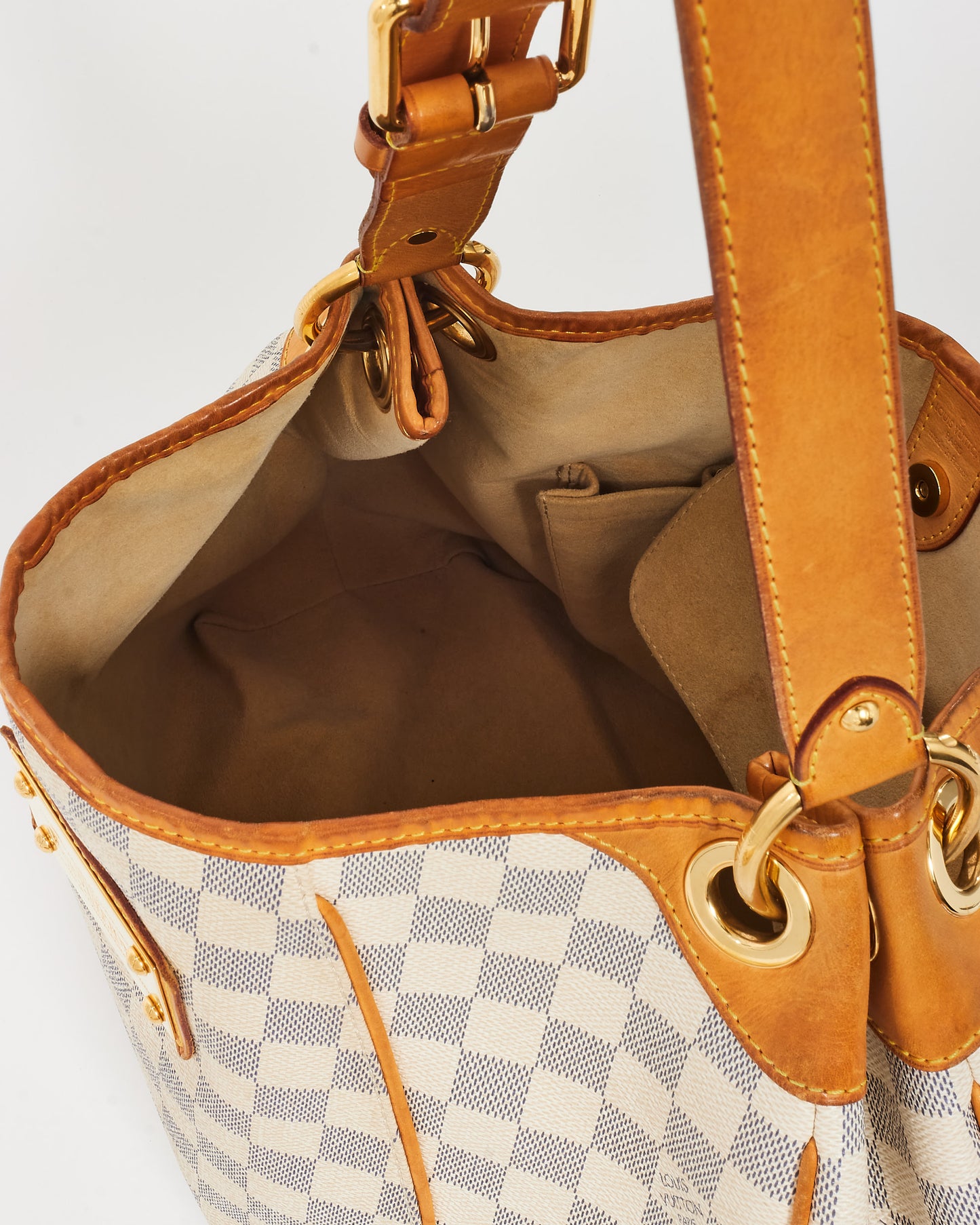 Louis Vuitton Damier Azur Coated Canvas Galliera PM Shoulder Bag