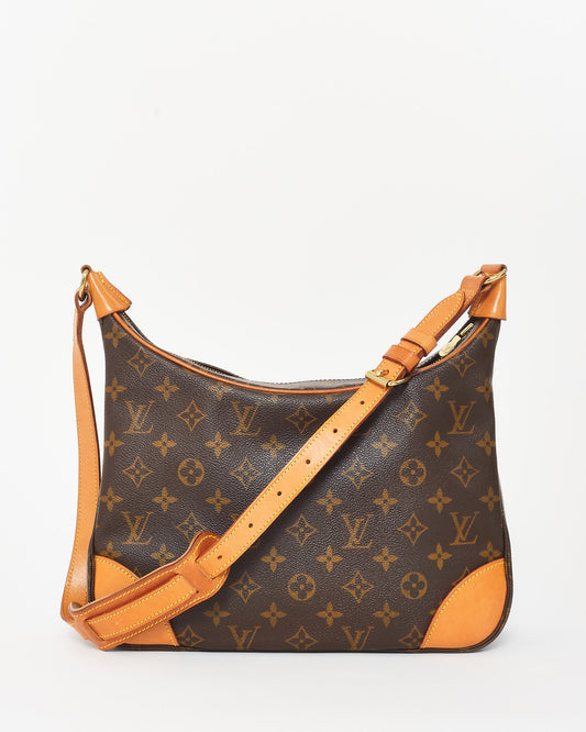 Louis Vuitton Monogram Coated Canvas Boulogne 30 Shoulder Bag