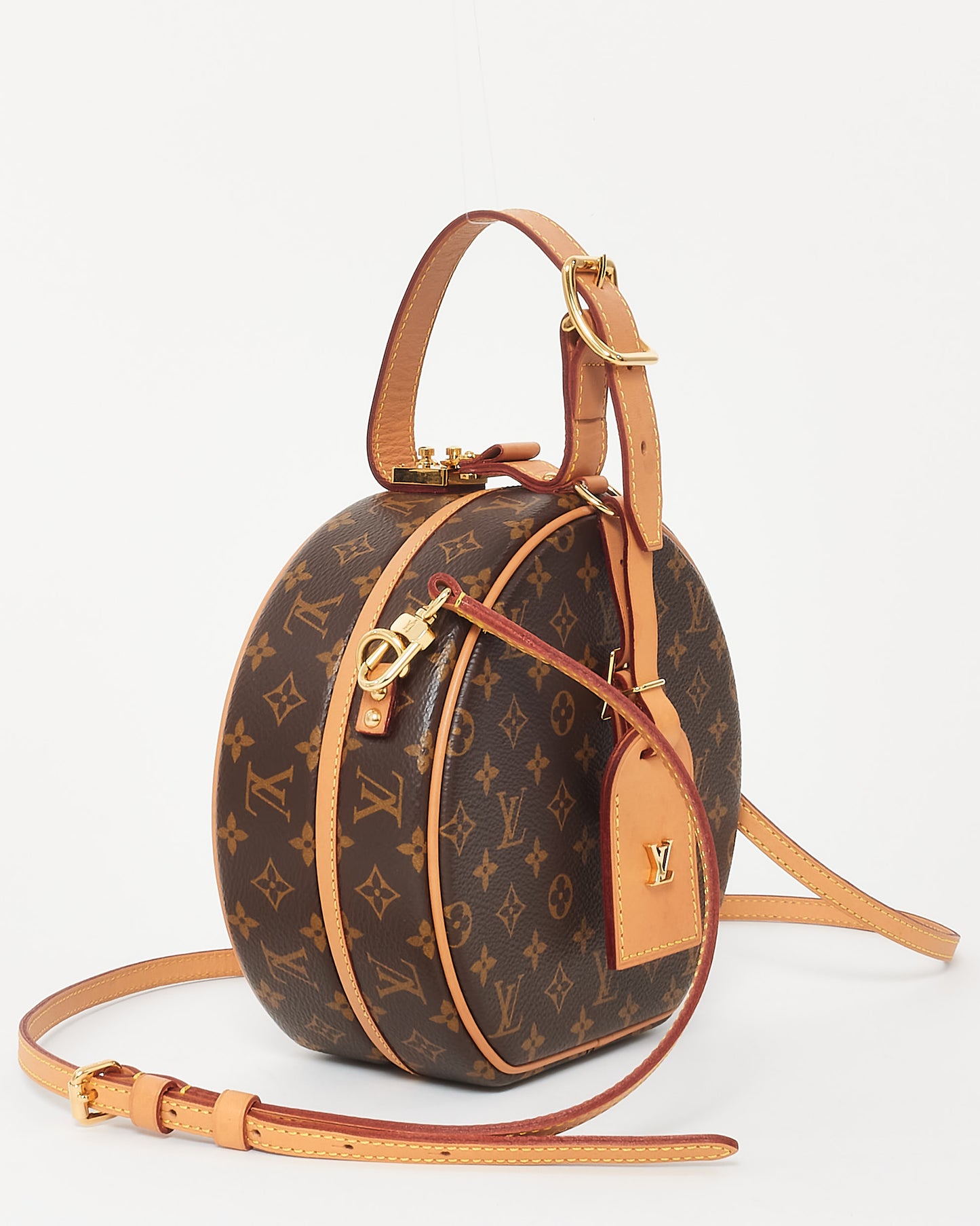 Louis Vuitton Monogram Coated Canvas Petite Boite Chapeau Bag