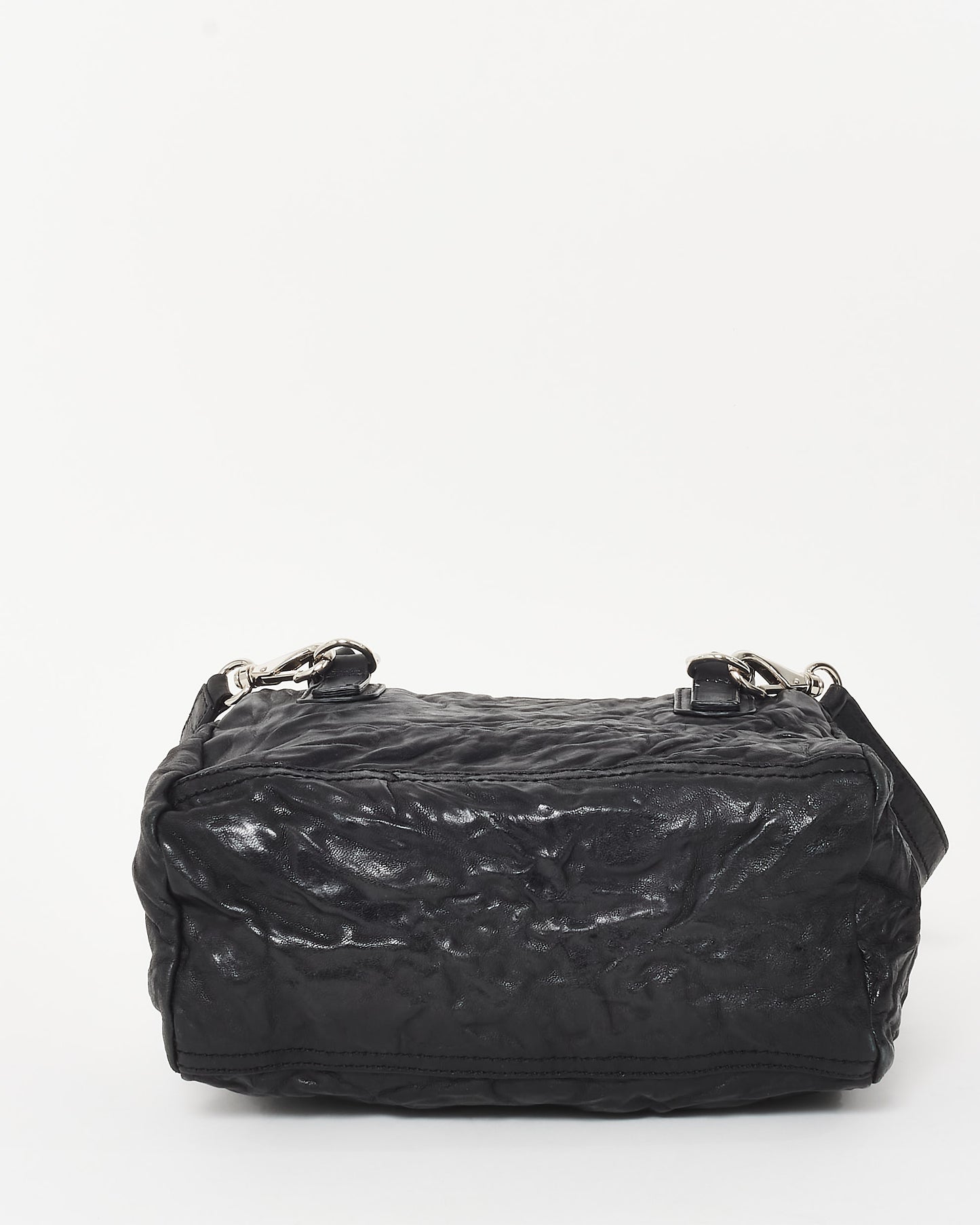 Givenchy Black Crinkle Leather Pandora Bag