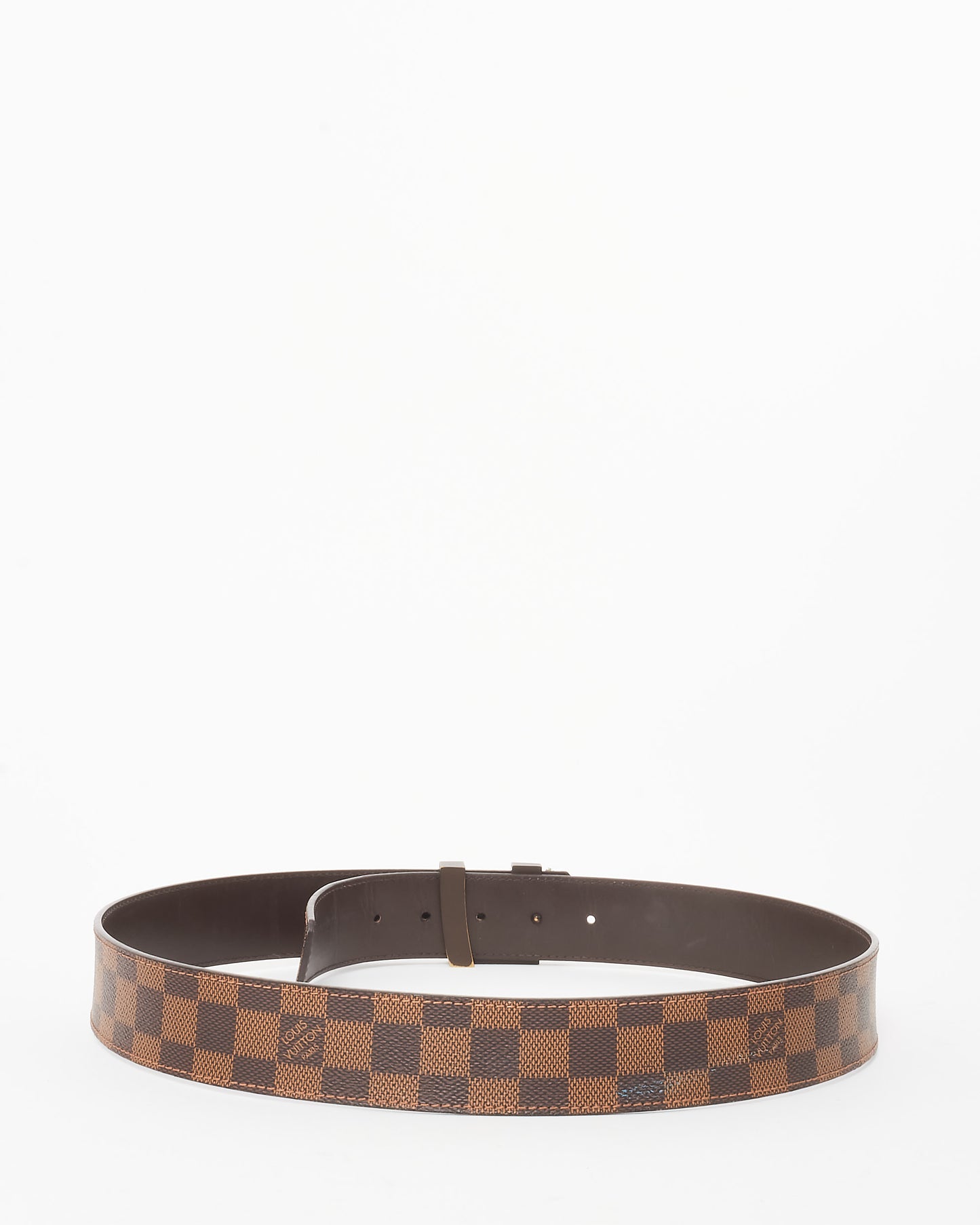 Louis Vuitton Damier Ebene Reversible Logo Belt - 90/36