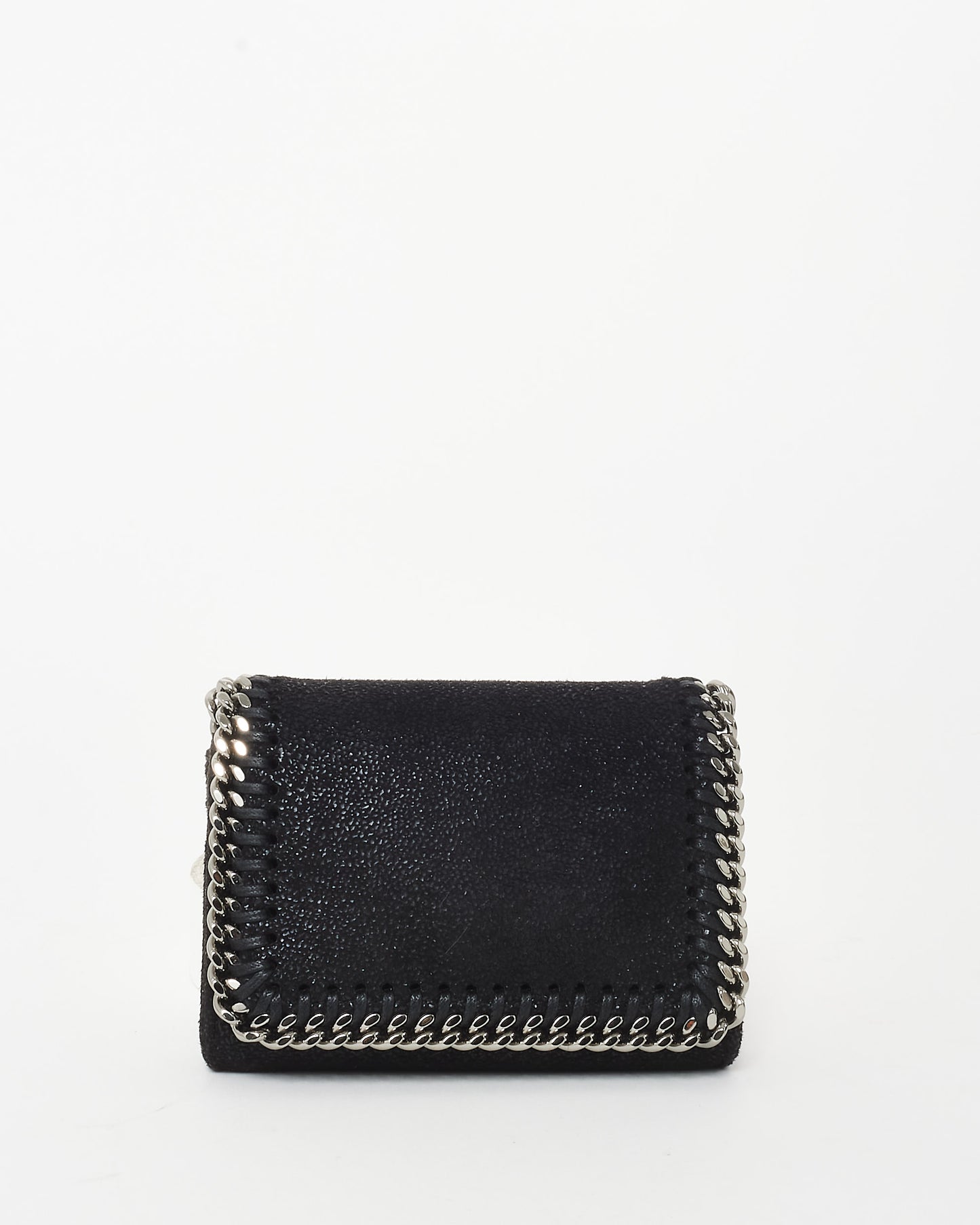 Stella McCartney Black Falabella Card Holder On Chain