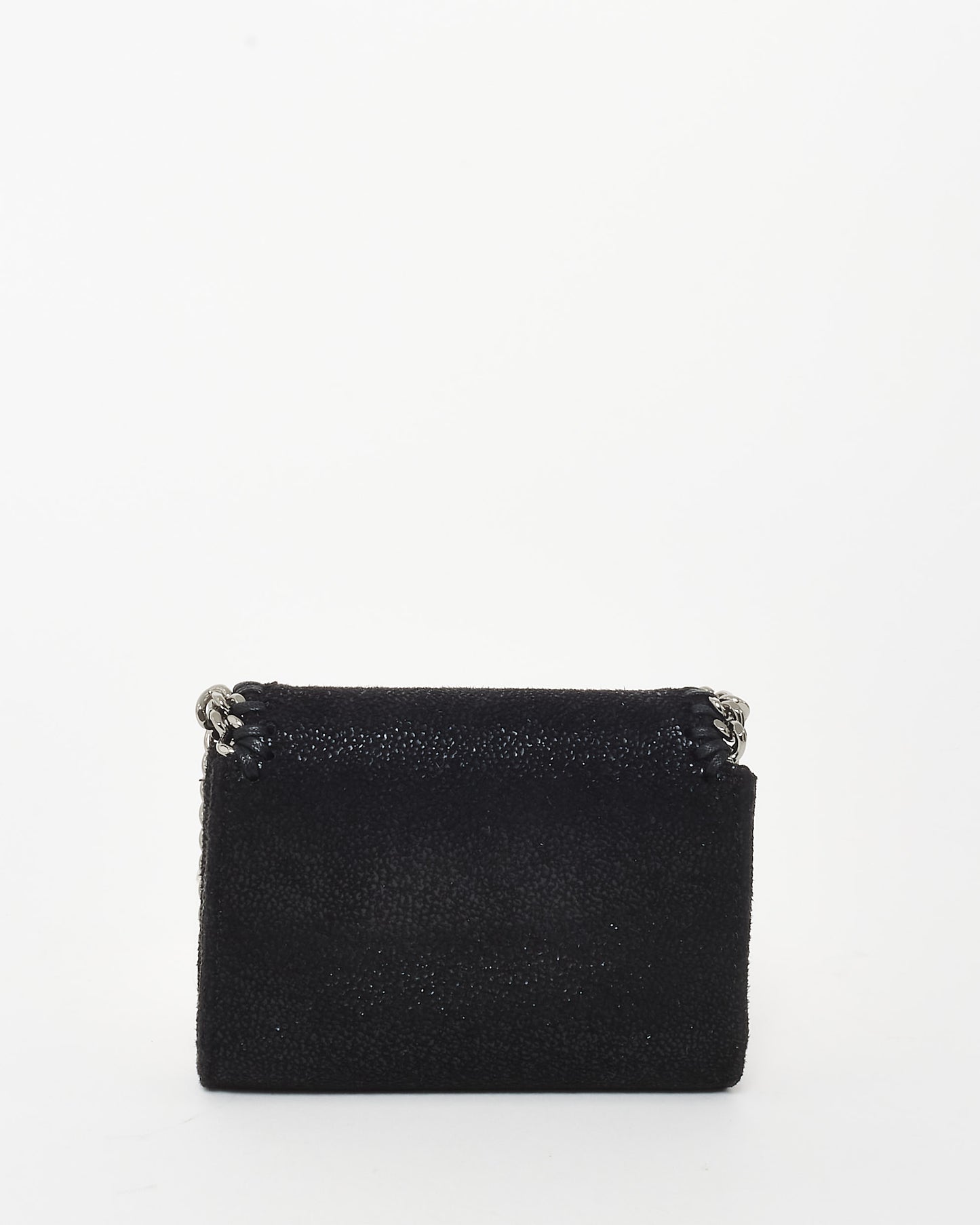 Stella McCartney Black Falabella Card Holder On Chain